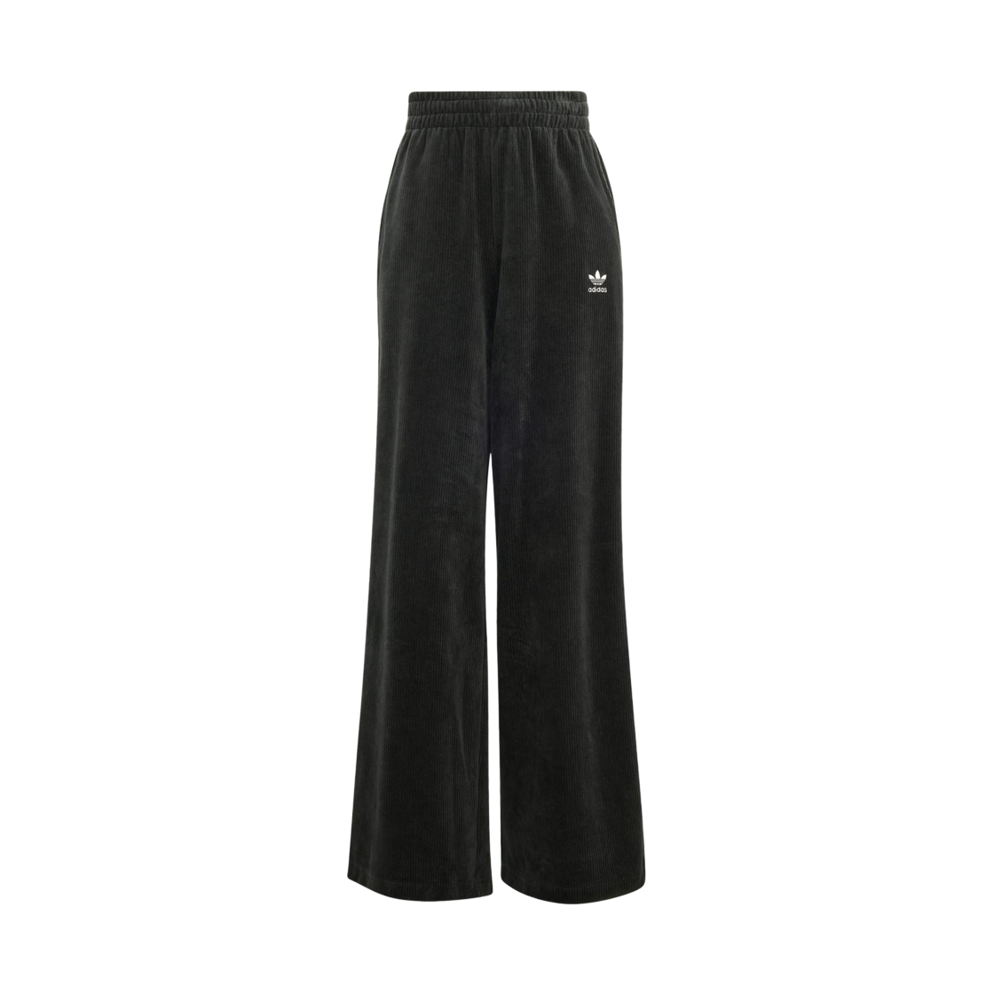 (W) 아디다스 에센셜 셔닐 트랙 팬츠 블랙 - KR 사이즈((W) Adidas Essentials Chenille Track Pants Black - KR Sizing) - 1