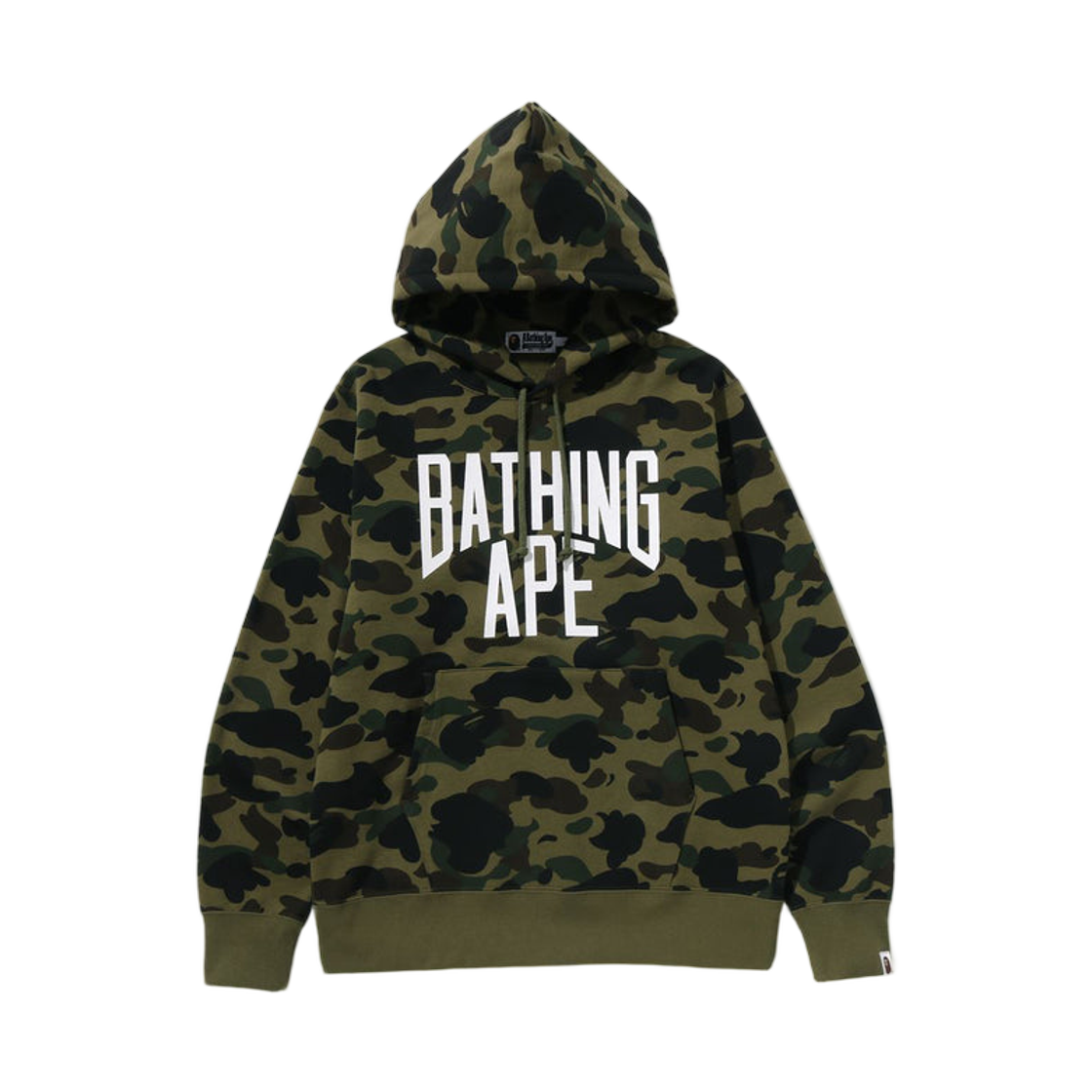 - BAPE 1st Camo Pullover Hoodie Green