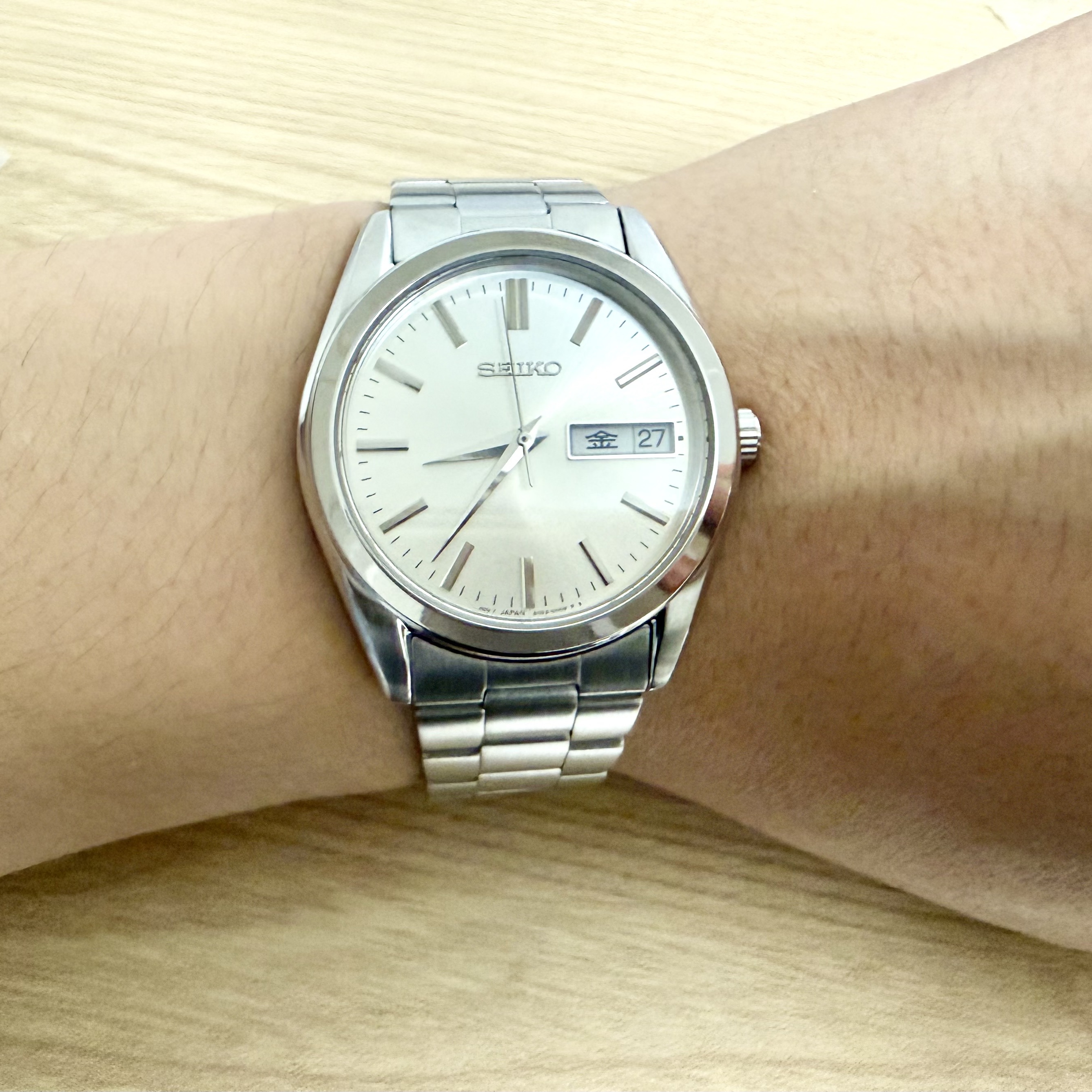Seiko SBTH007 Silver 착용 스타일
