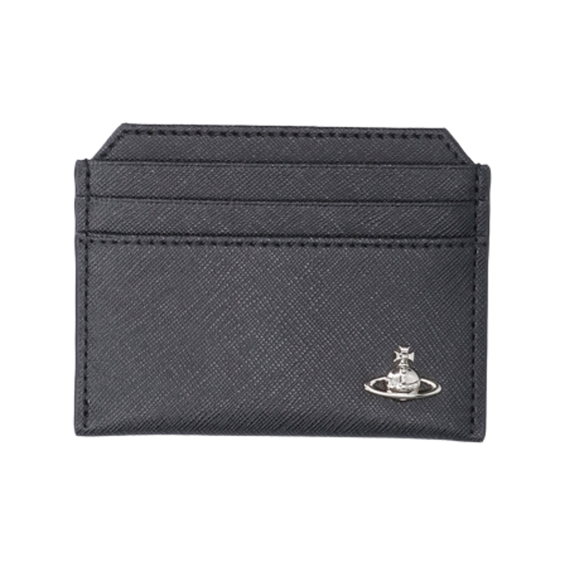 5403000SU-S0021-N401 Vivienne Westwood Orb Card Holder Black