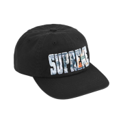 Supreme Embroidered Money Logo 6-Panel Black - 26SS