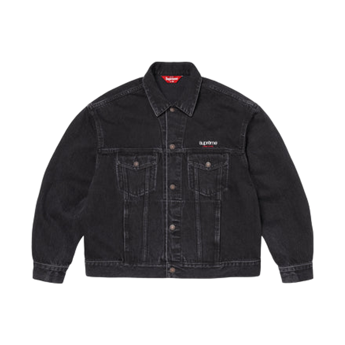 - Supreme Denim Trucker Jacket Black - 26SS