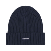 Supreme Overdyed Beanie Navy - 26SS