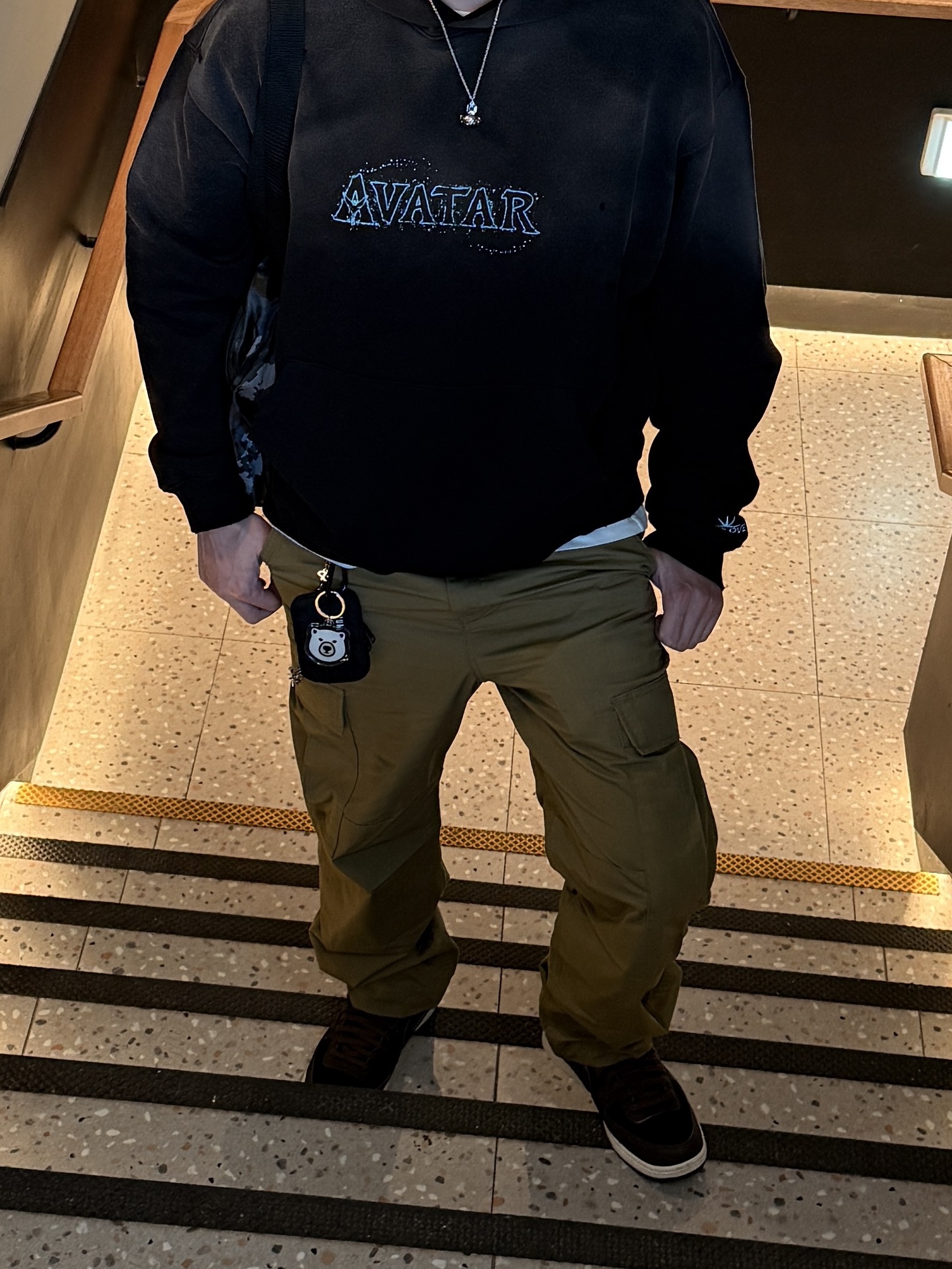 [더블적립] sunlovetour [AVATAR] Faded Hoodie Black, Palace x Vivienne Westwood Orb Pendant Silver - 24FW 착용 스타일