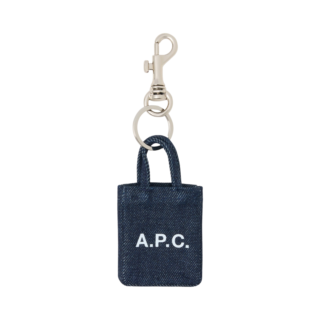 COHIZ-M63677-IAI A.P.C. Lou Tote Keychain Indigo