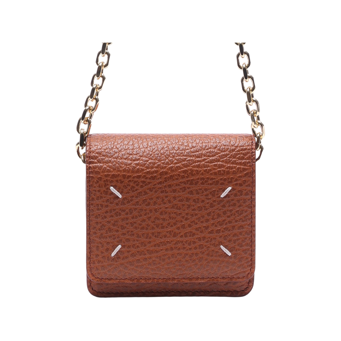 [25% 쿠폰] 메종 마르지엘라 스몰 레더 체인 지갑 브라운([25% 쿠폰] Maison Margiela Small Leather Chain Wallet Brown)