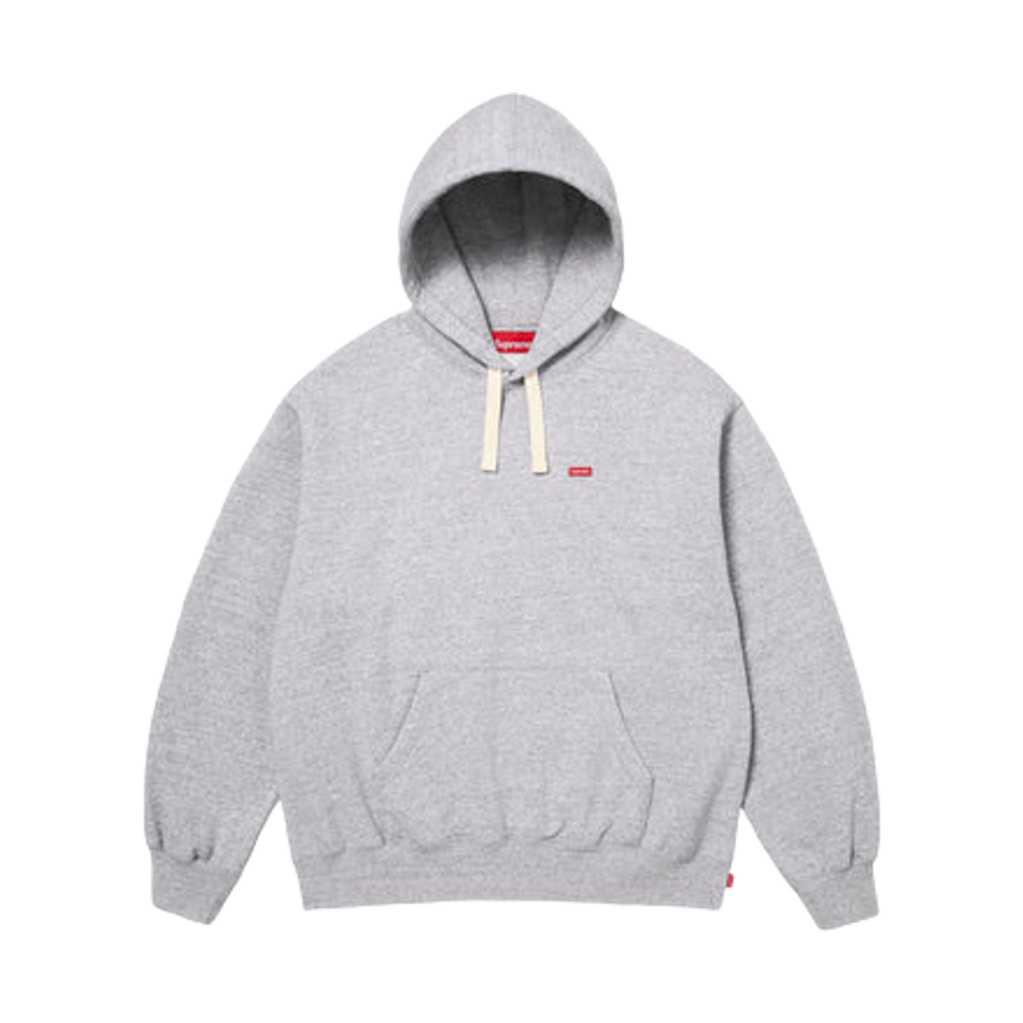 슈프림 스몰 박스 드로우코드 후드 스웨트셔츠 헤더 그레이 - 26SS(Supreme Small Box Drawcord Hooded Sweatshirt Heather Grey - 26SS)