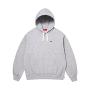 Supreme Small Box Drawcord Hooded Sweatshirt Heather Grey - 26SS