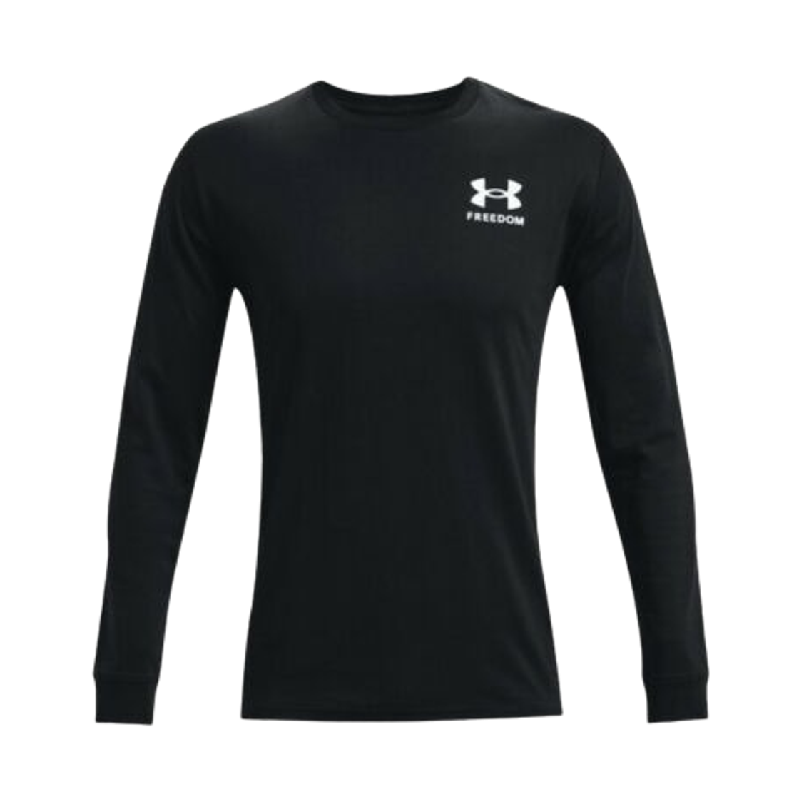 언더아머 UA 프리덤 플래그 롱슬리브 티셔츠 블랙 화이트(Under Armour UA Freedom Flag Long Sleeve T-Shirt Black White) - 2