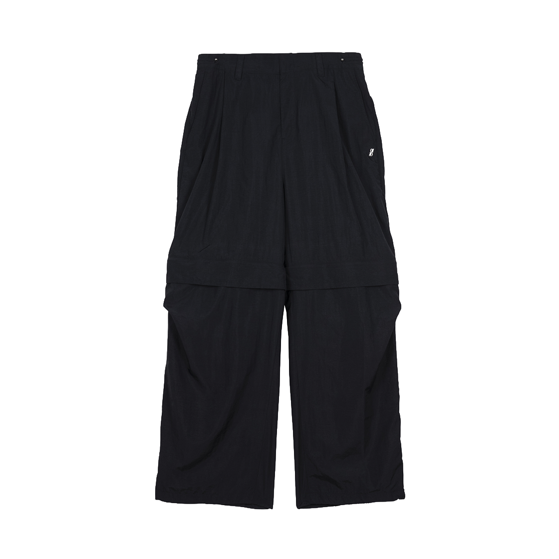 BI3PT353BK ZIOSONGZIO COLLECTION Detachable Piping Pants Black