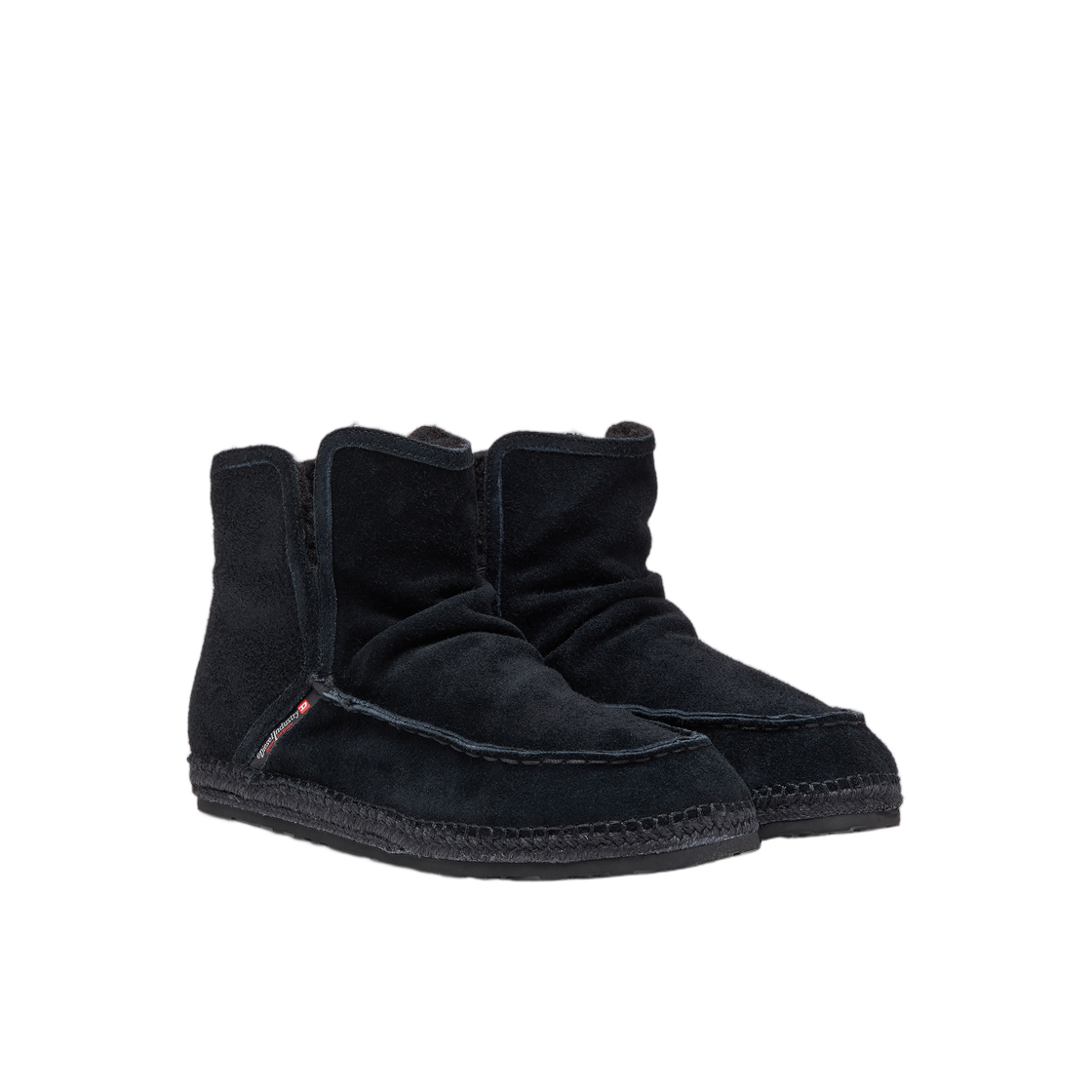 디젤 D-루카스 레더 앵클 부츠 안감 포함 블랙(Diesel D-Lukas - Leather Ankle Boots with Internal Lining Black) - 2