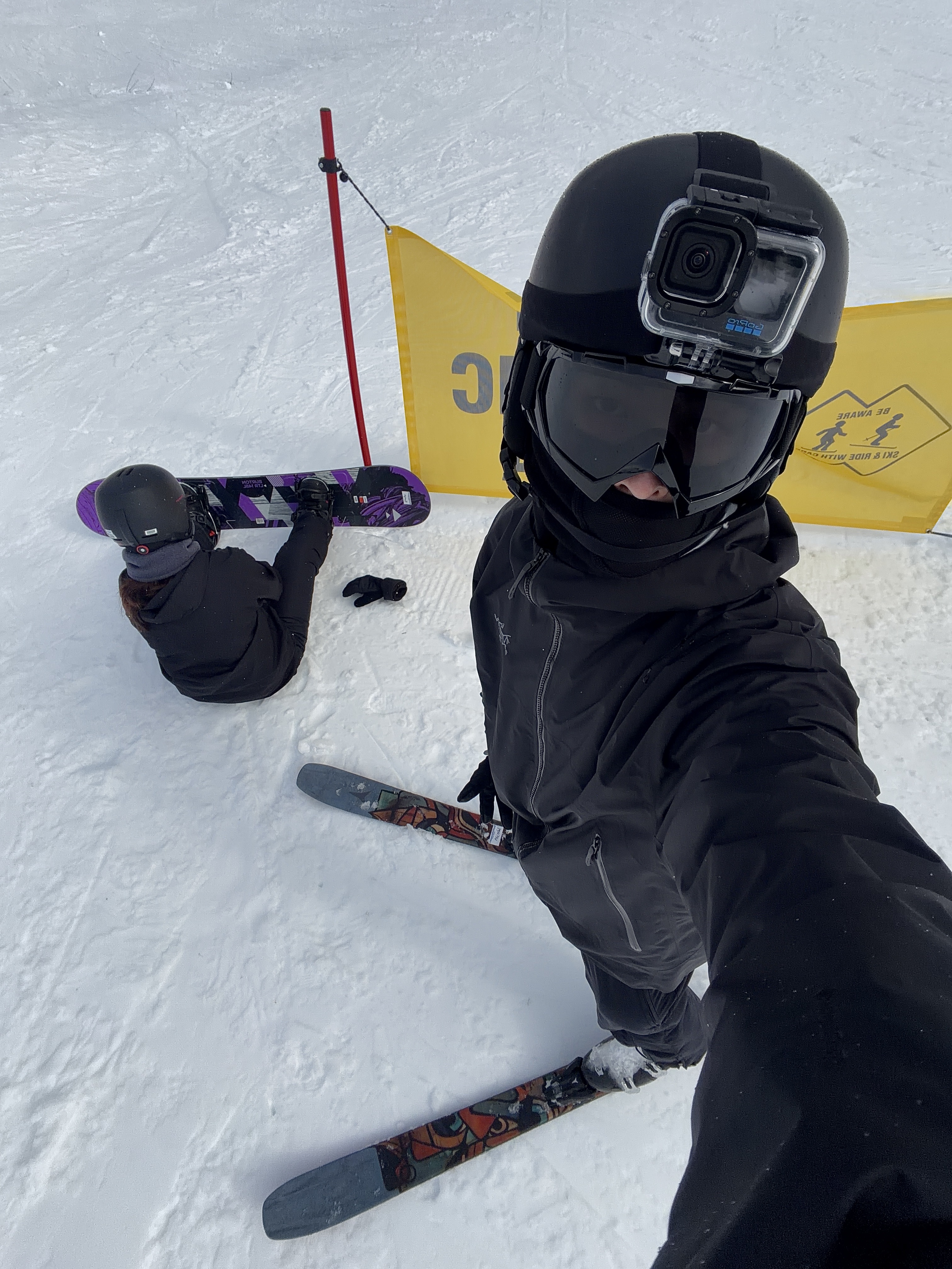 Arc'teryx Beta Jacket Black 착용 스타일 - 3