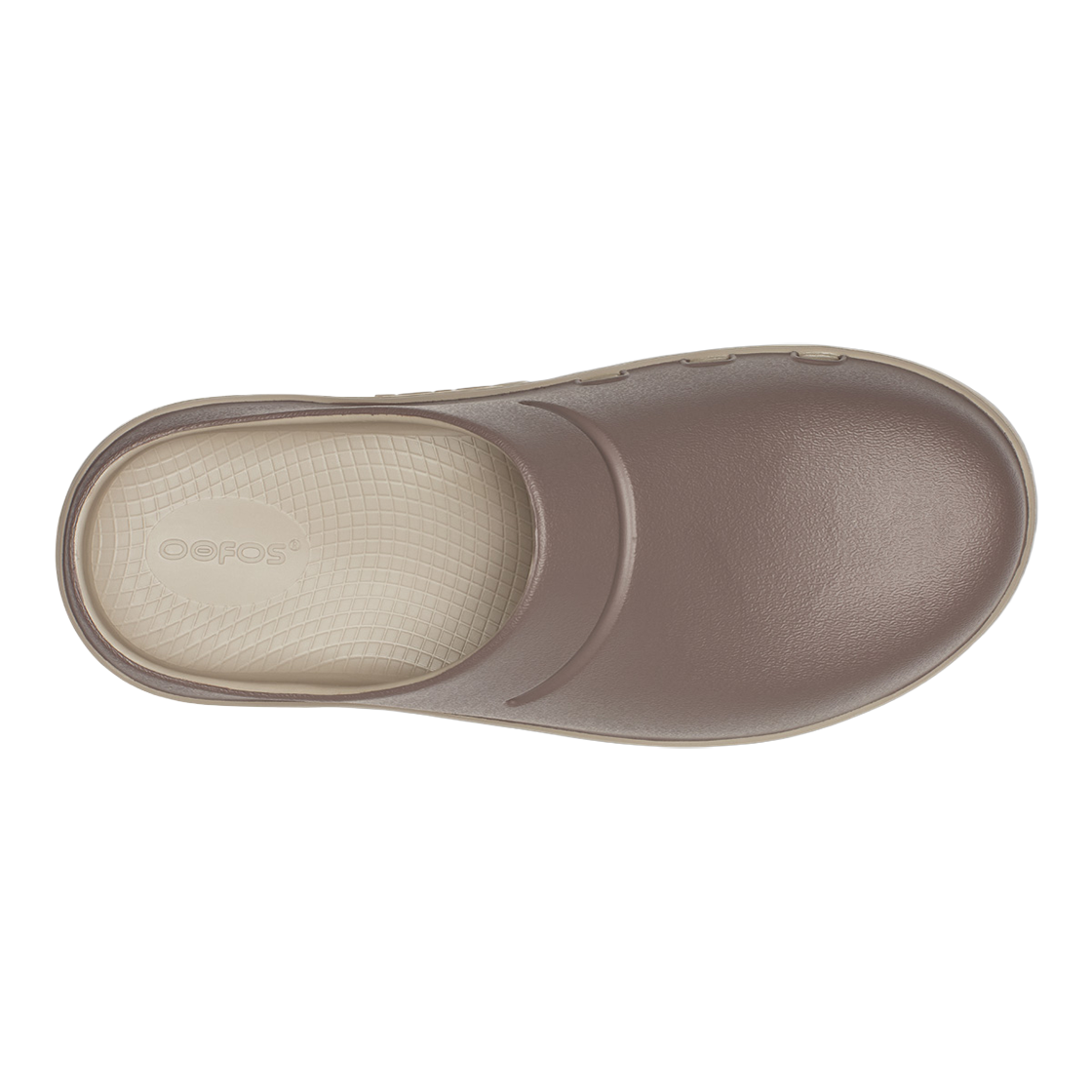 우포스 Ooclog Luxe 밝은 브라운 남여공용 클로그(Oofos Ooclog Luxe Light Brown Unisex Clog) - 6