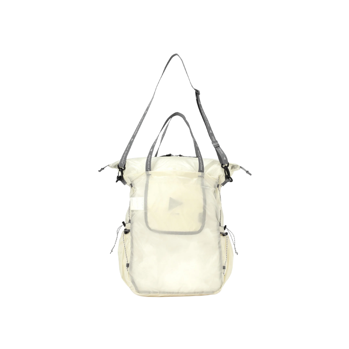 앤드 원더 127 실 토트 백 오프 화이트 - 26SS(And Wander 127 Sil Tote Bag Off White - 26SS) - 2