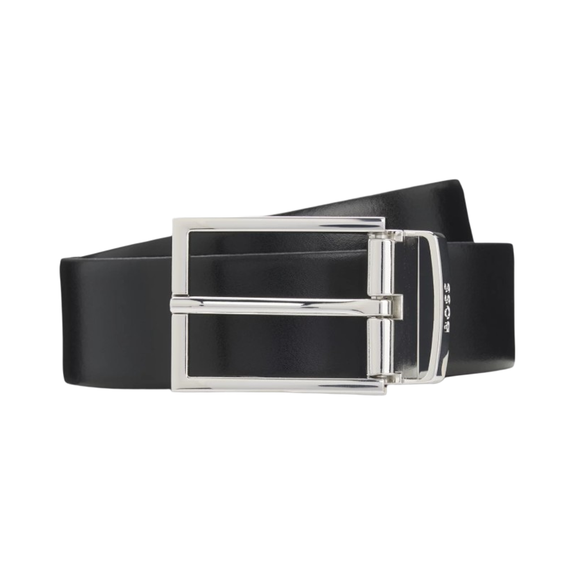 50537112-002 Hugo Boss Reversible Belt in Italian Leather Black