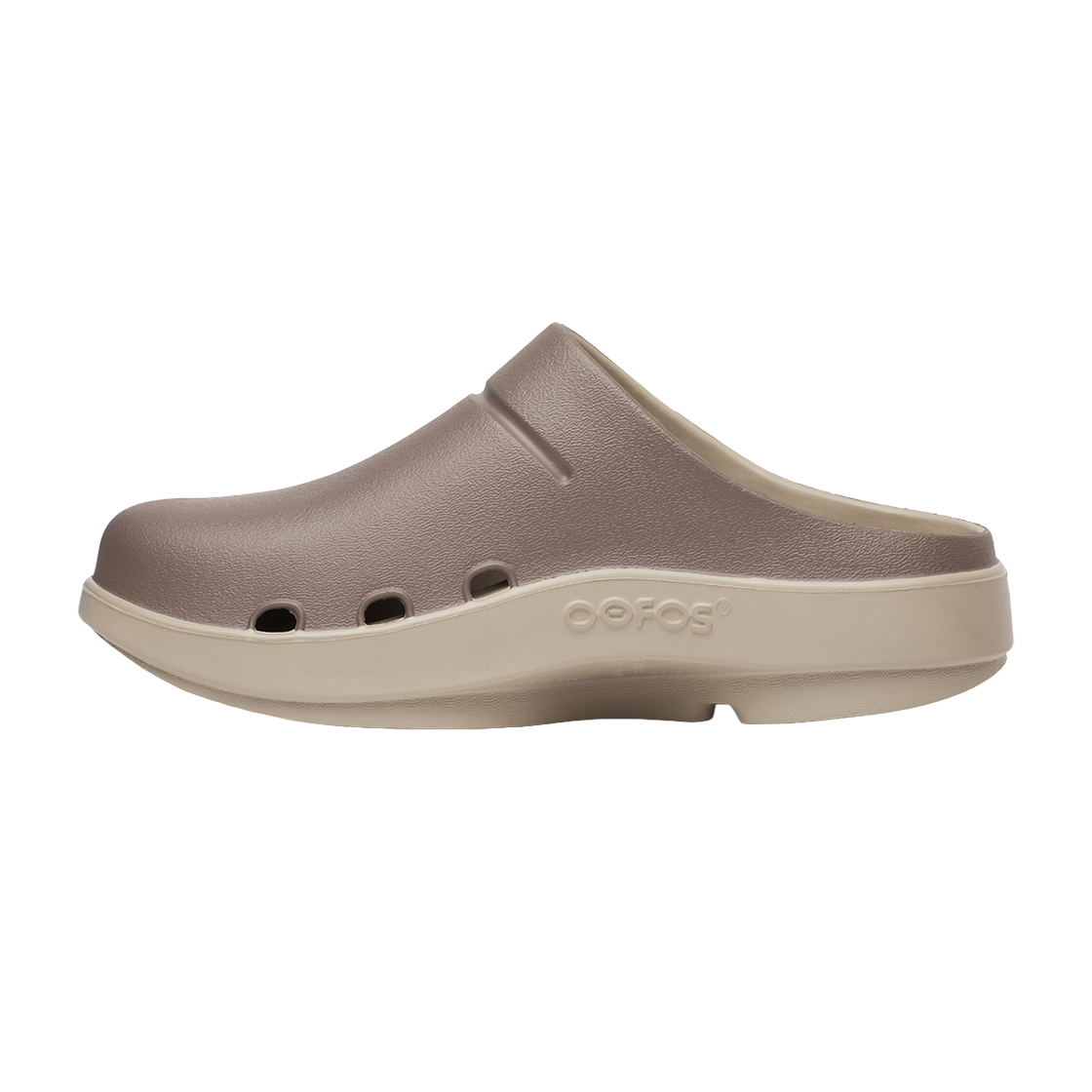 우포스 Ooclog Luxe 밝은 브라운 남여공용 클로그(Oofos Ooclog Luxe Light Brown Unisex Clog) - 4