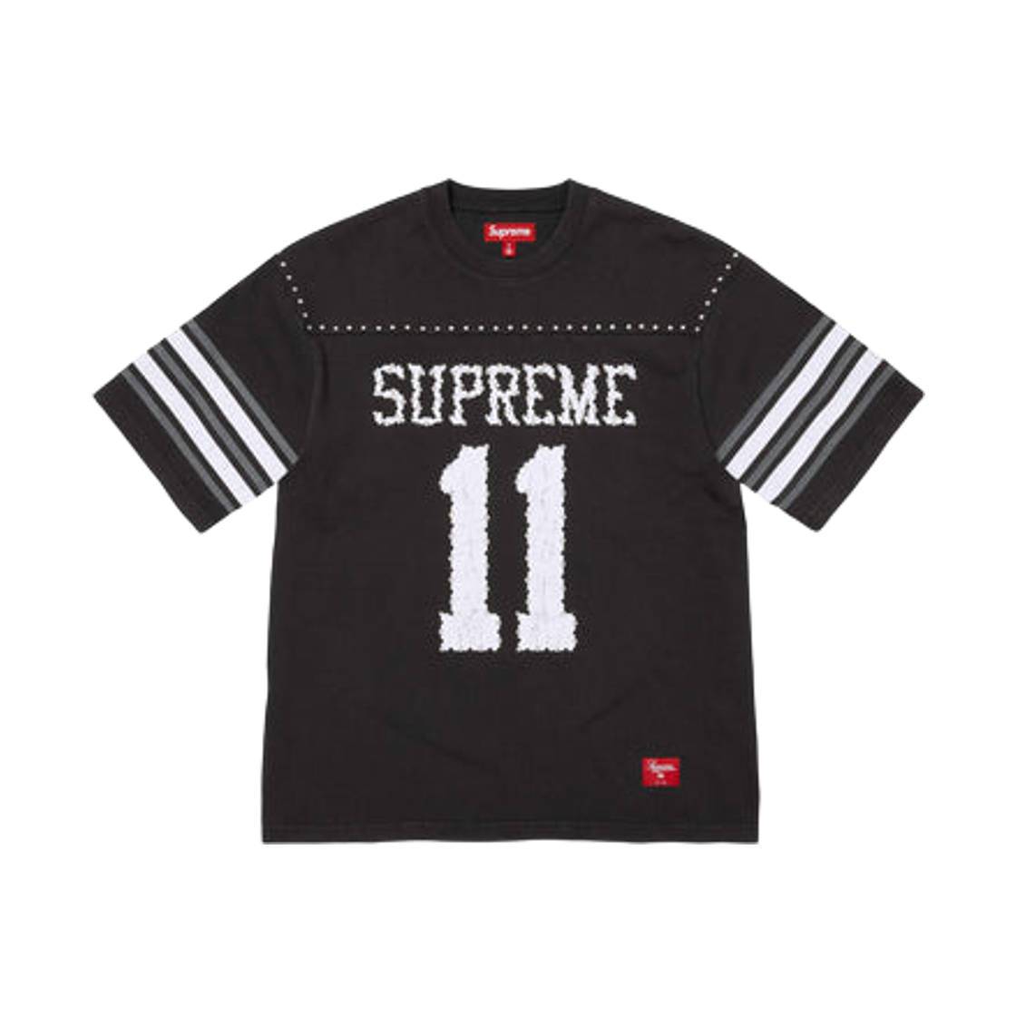 슈프림 스터드 숏슬리브 풋볼 탑 블랙 - 26SS(Supreme Studded S/S Football Top Black - 26SS)