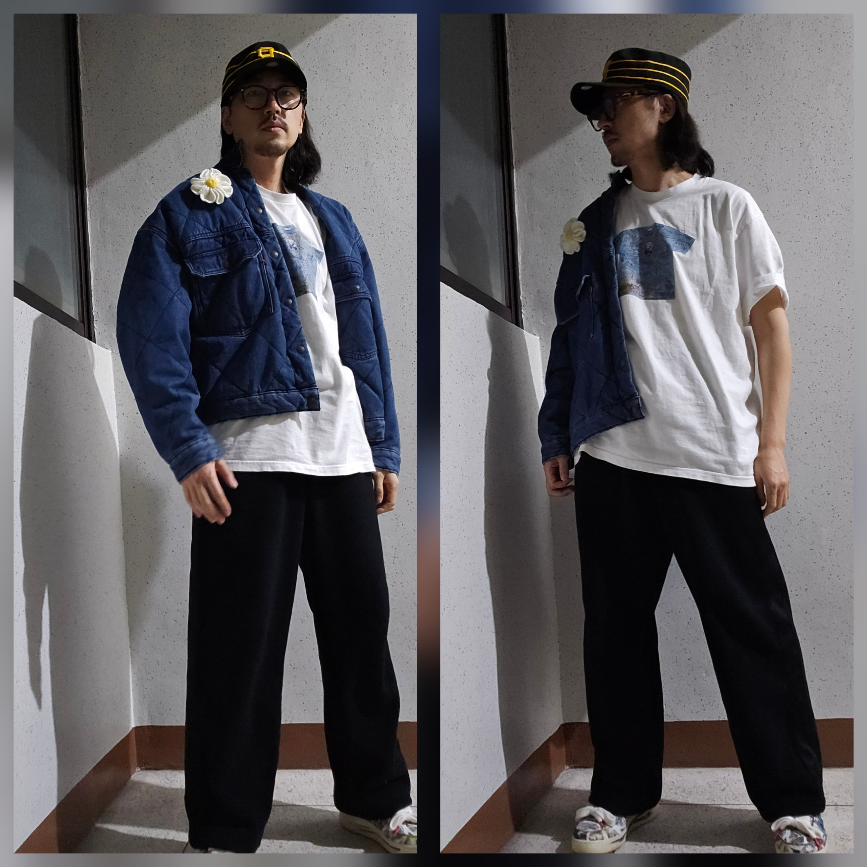 Peaceminusone Daisy Corsage #1 White, New Era MLB Pittsburgh Pillbox Pirates Series Ball Cap Black 착용 스타일 - 2