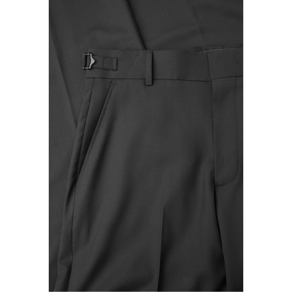 이로 에퓨어 울 와이드 슬랙스 블랙(IRO Epure Wool Wide Slacks Black) - 5