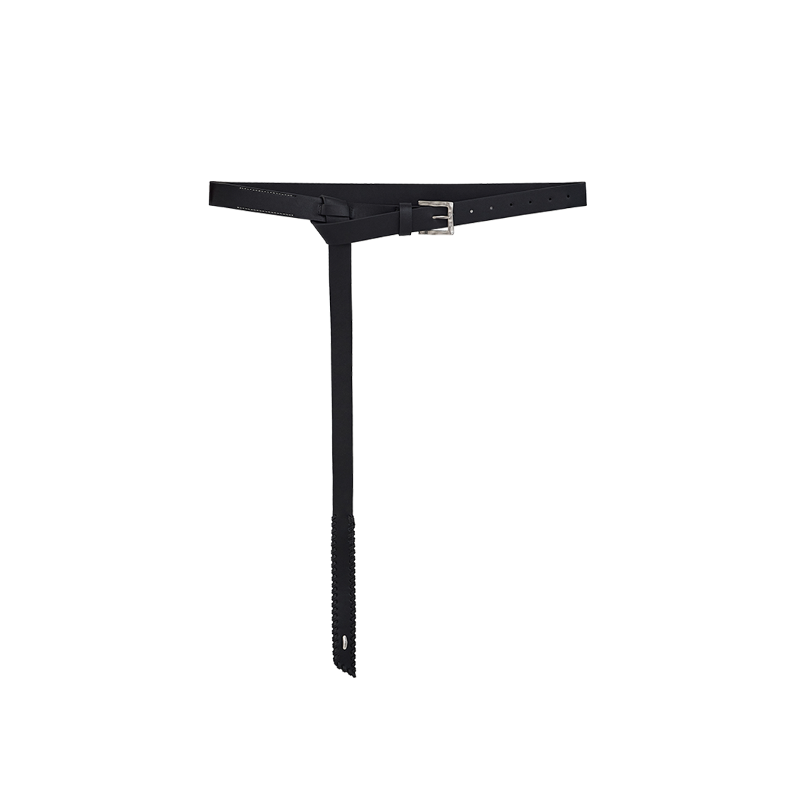 NT3BFSSAC002BK NegativeThree Overcast Long Belt Black