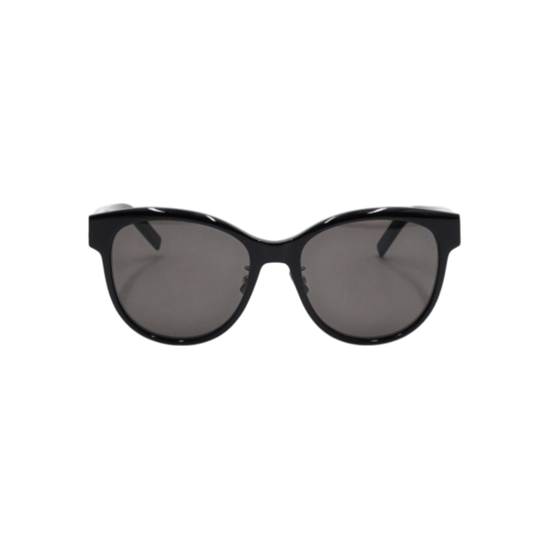 ITAGLPMEO2GN SAINT LAURENT SL M107/K Black Frame Silver Logo Women's Sunglasses