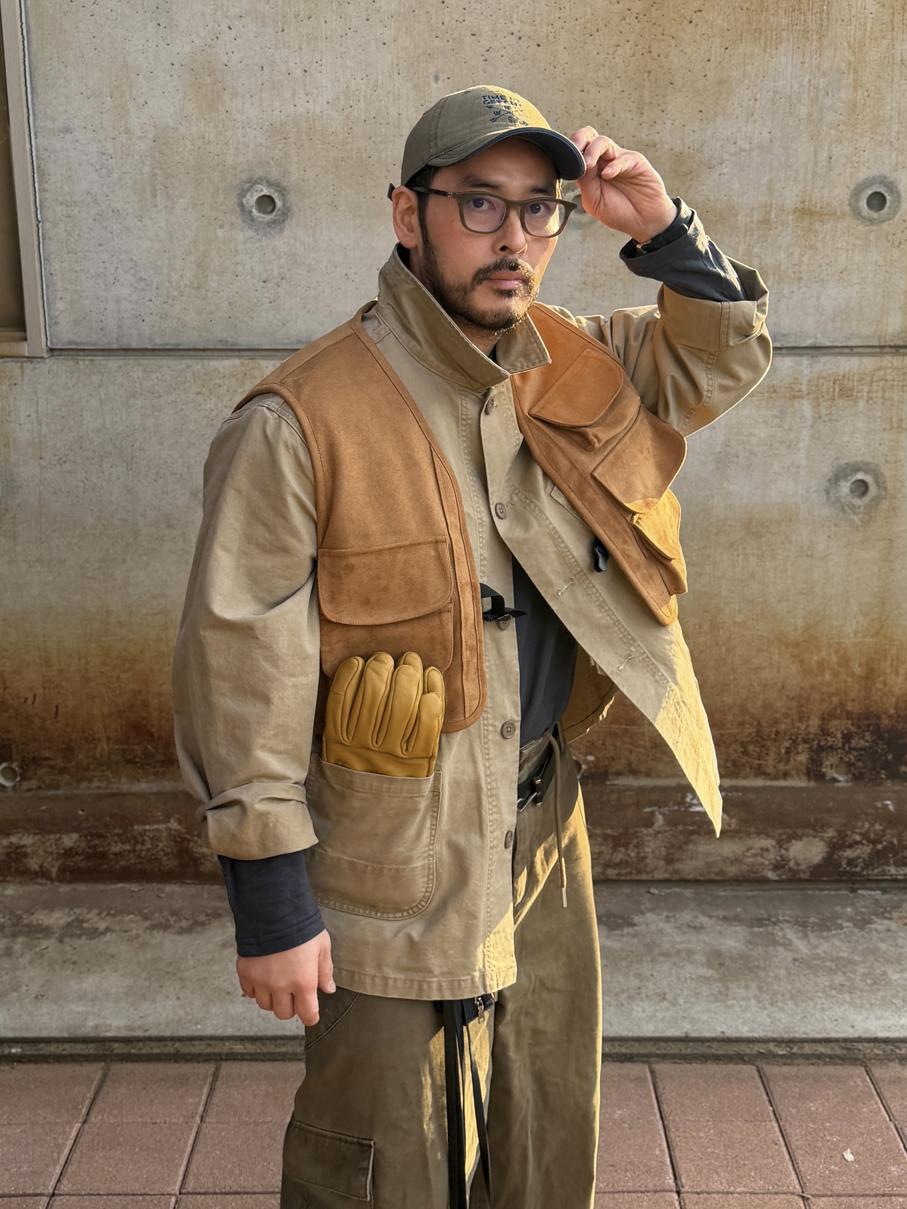 Roa Hiking Minaar Black, noun Washed Cargo Pants Khaki 착용 스타일 - 3