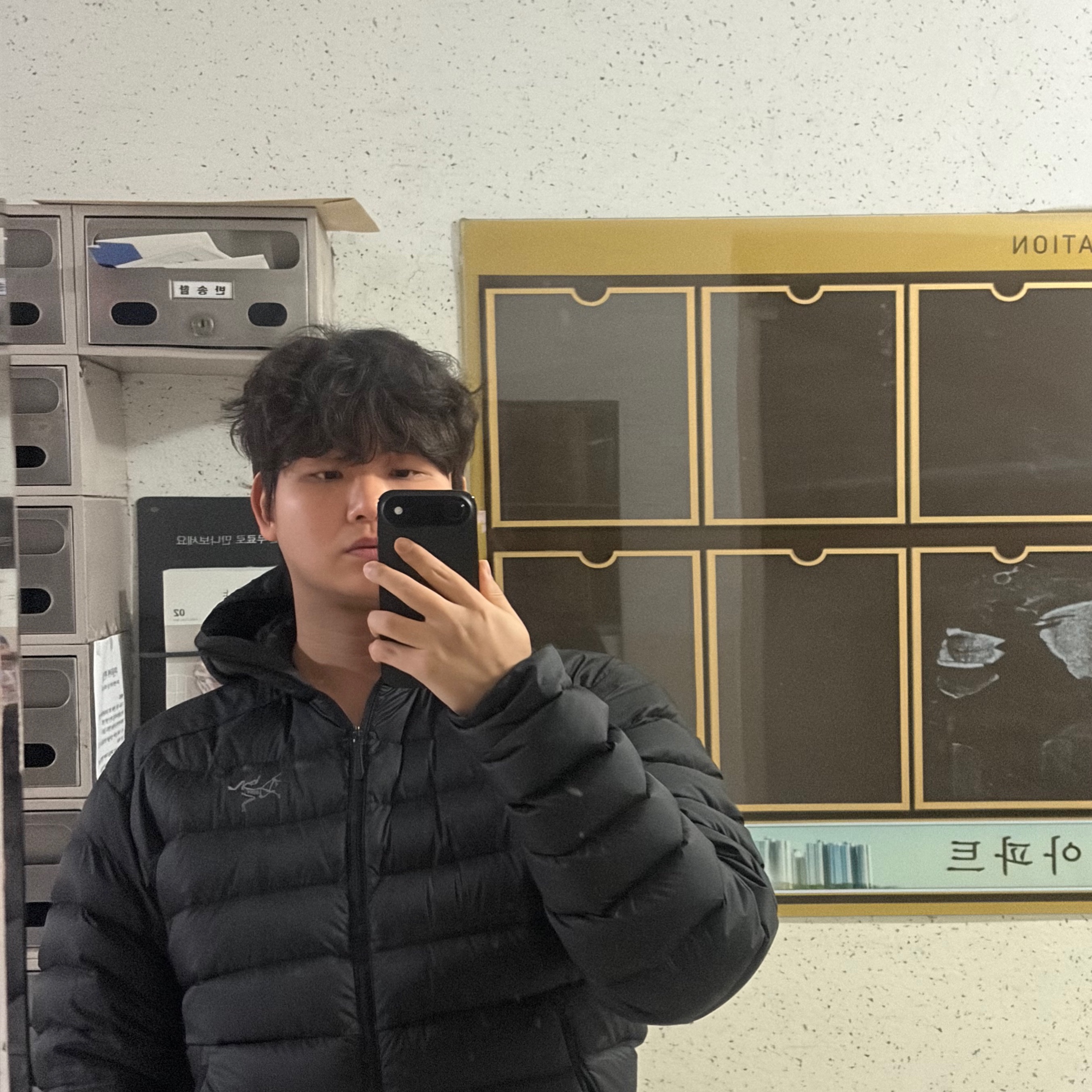 Arc'teryx Cerium Hoody Black, Apple iPhone 17 Air 256GB Black 착용 스타일
