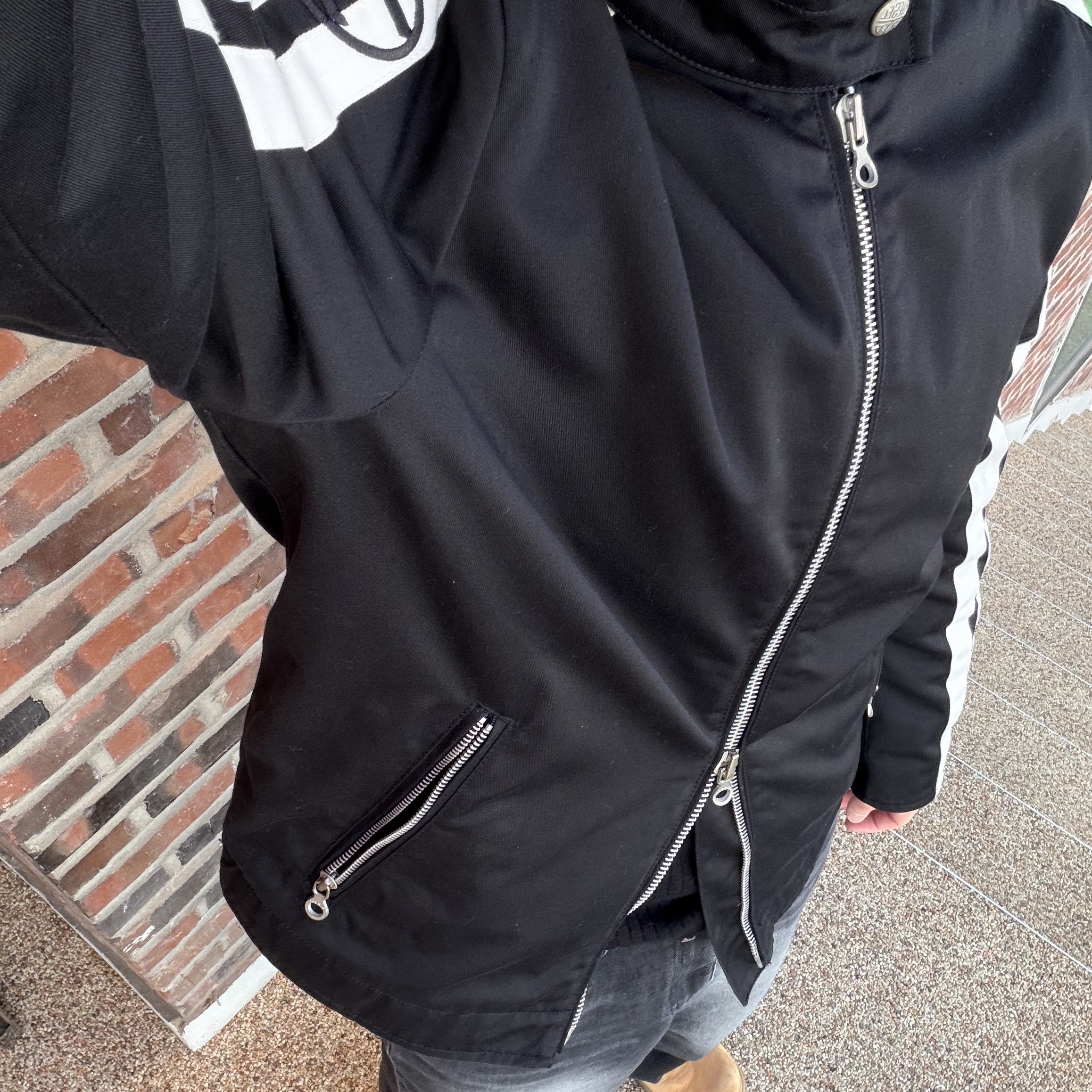 Diesel J-Beck Biker Jacket Black 착용 스타일 - 1