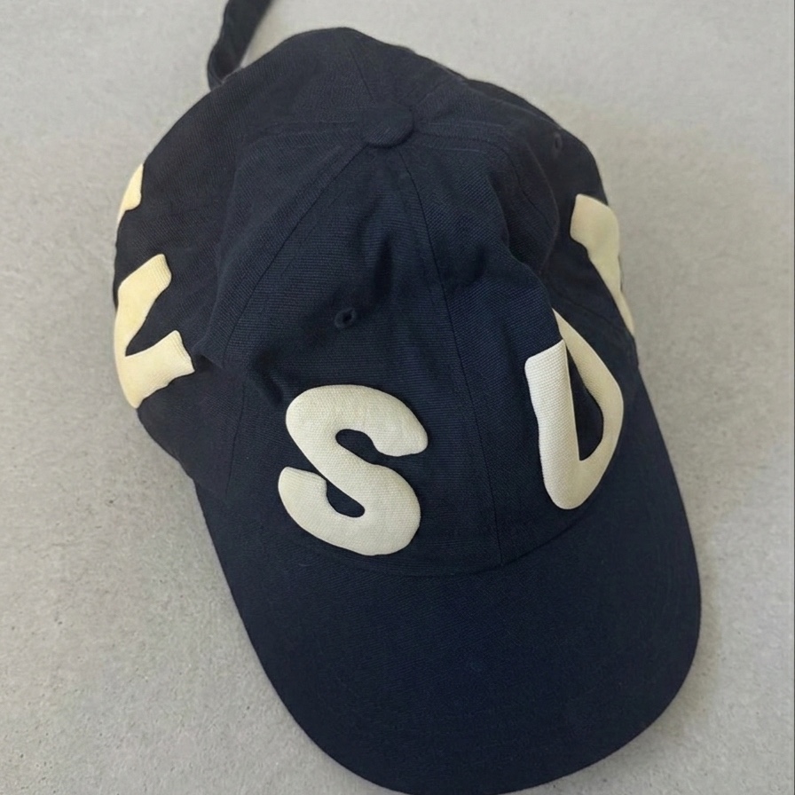 [더블적립] sunlovetour Capital Cap Navy 착용 스타일