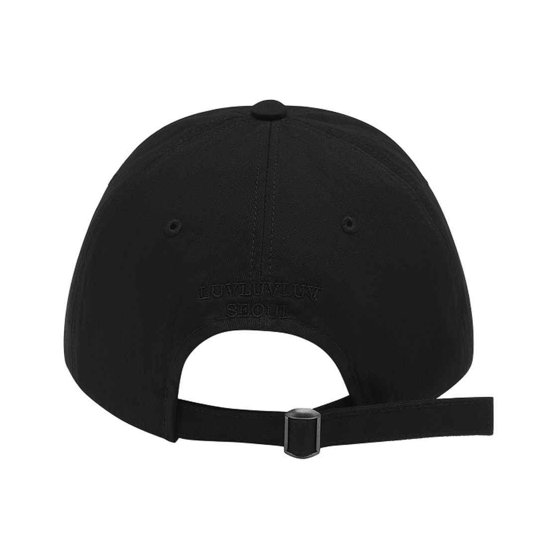 러브러브러브 SV The Most Basic 베이스볼 캡 블랙(LUVLUVLUV SV The Most Basic Baseball Cap Black) - 3