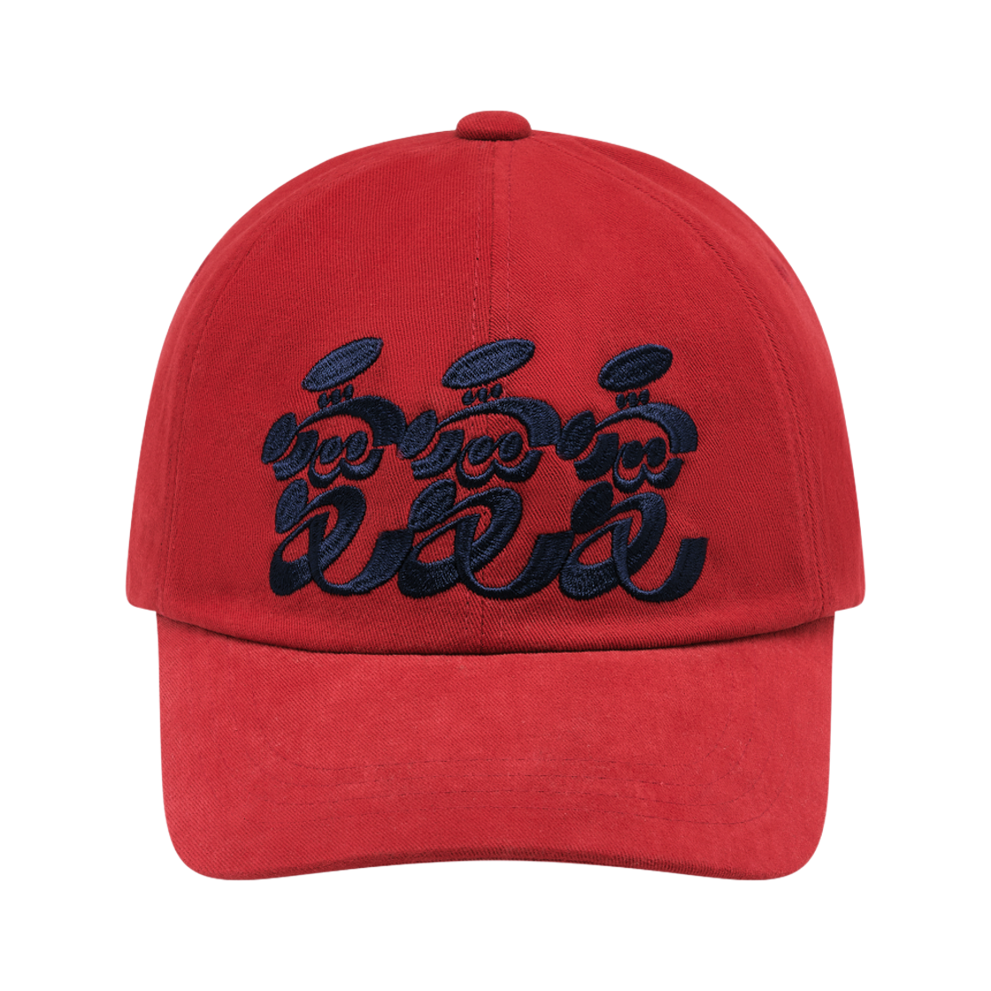 P0000MBW LUVLUVLUV SV The Most Basic Baseball Cap Red