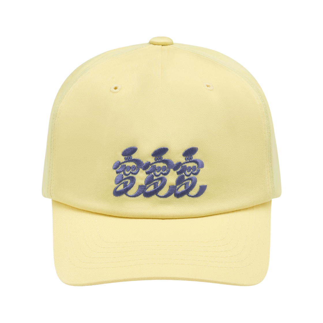 P0000MCN LUVLUVLUV SV 5P Vintage Ball Cap Yellow