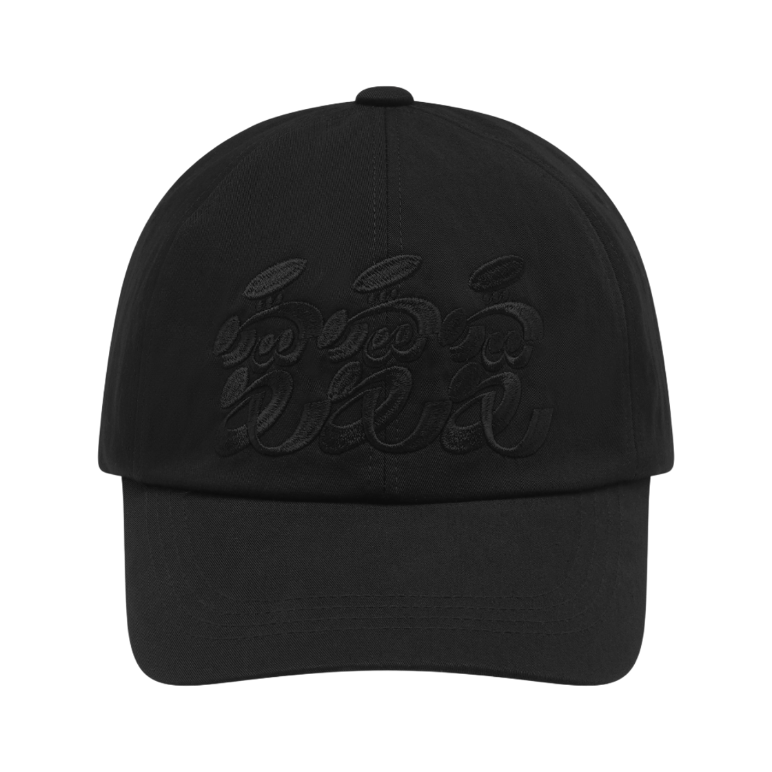 러브러브러브 SV The Most Basic 베이스볼 캡 블랙(LUVLUVLUV SV The Most Basic Baseball Cap Black) - 1