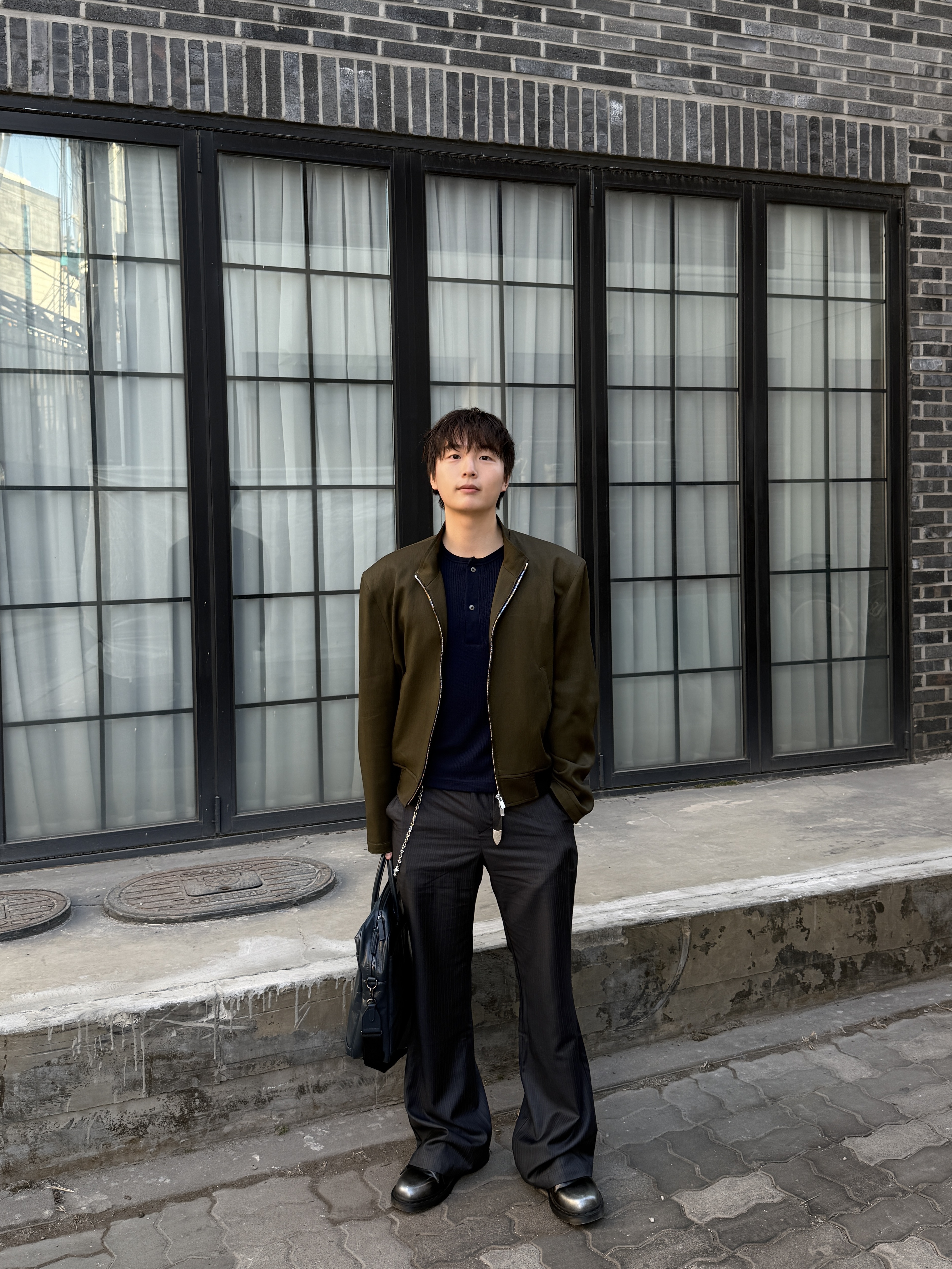 Dr. Martens 1461 Silver Arcadia Multi 착용 스타일 - 1