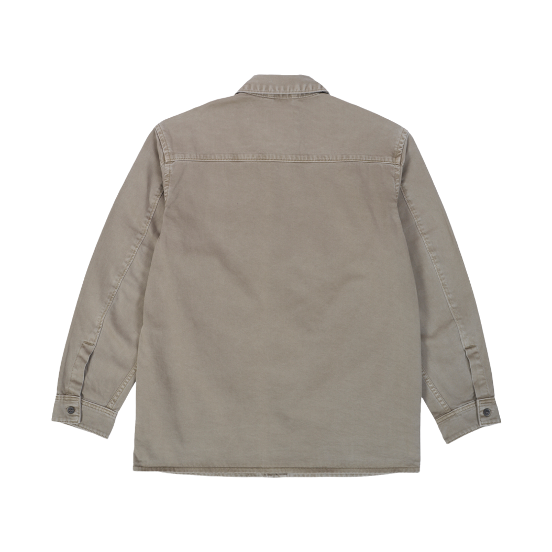 률앤와이 데님 가먼츠 다잉 포켓 셔츠 베이지 C6(Ryul+Wai: Denim Garment Dyeing Pocket Shirts Beige C6) - 2