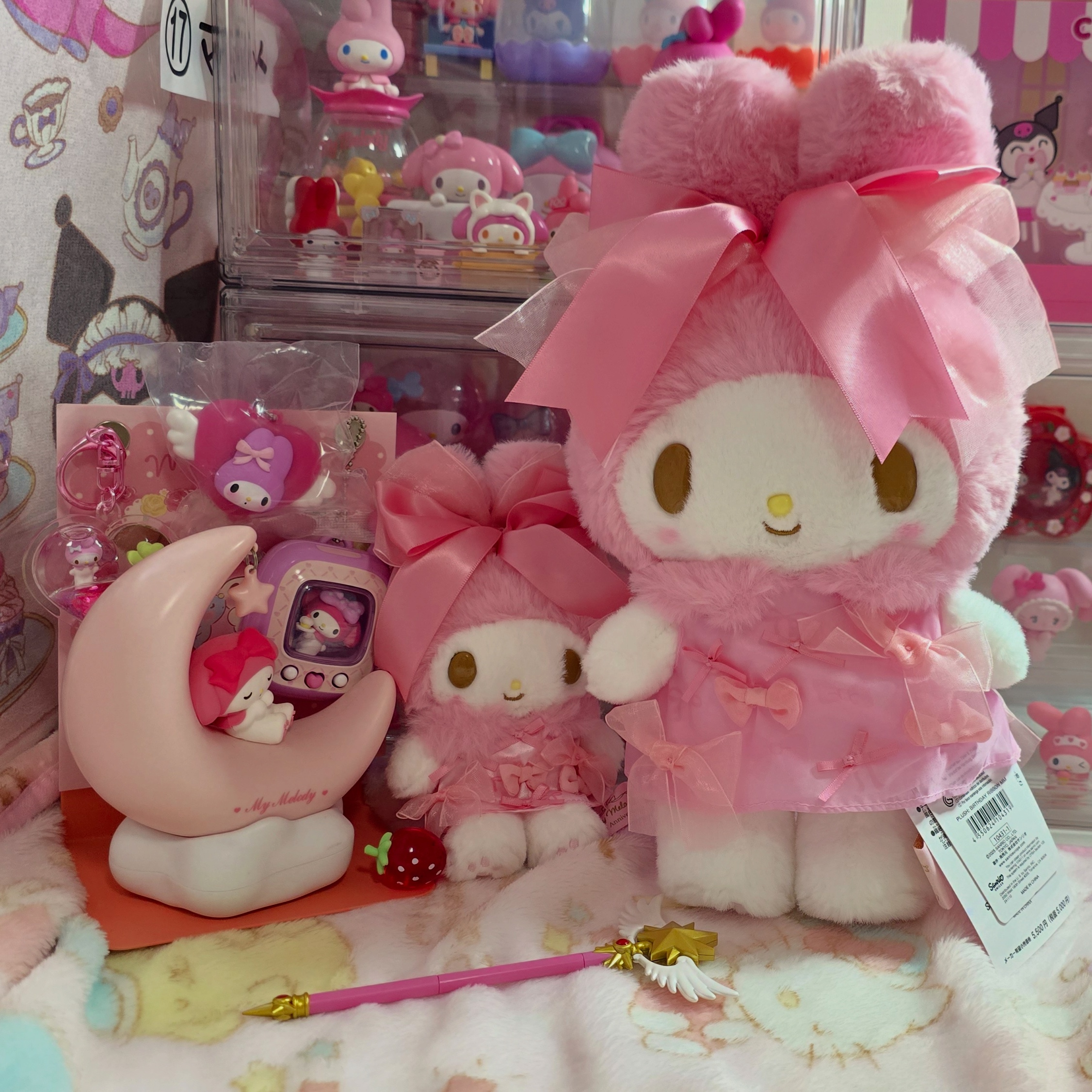 Sanrio My Melody Ribbon Princess Birthday Doll 착용 스타일
