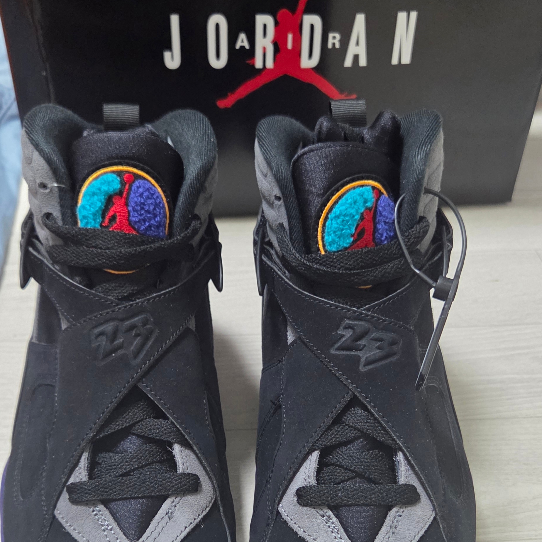 Jordan 8 Retro Aqua 2025 착용 스타일