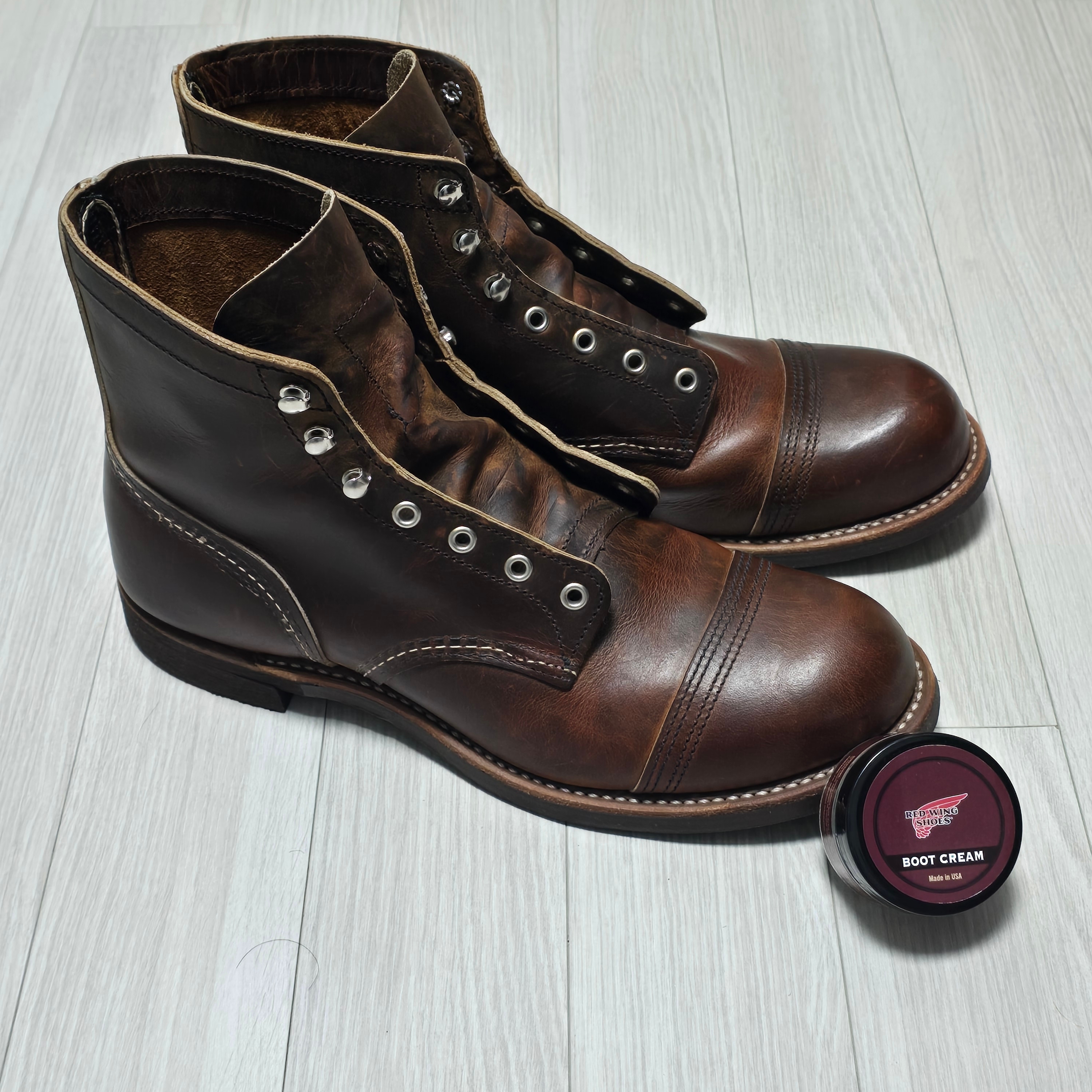 Red Wing Iron Ranger 8085 Copper Rough & Tough - D 착용 스타일 - 3