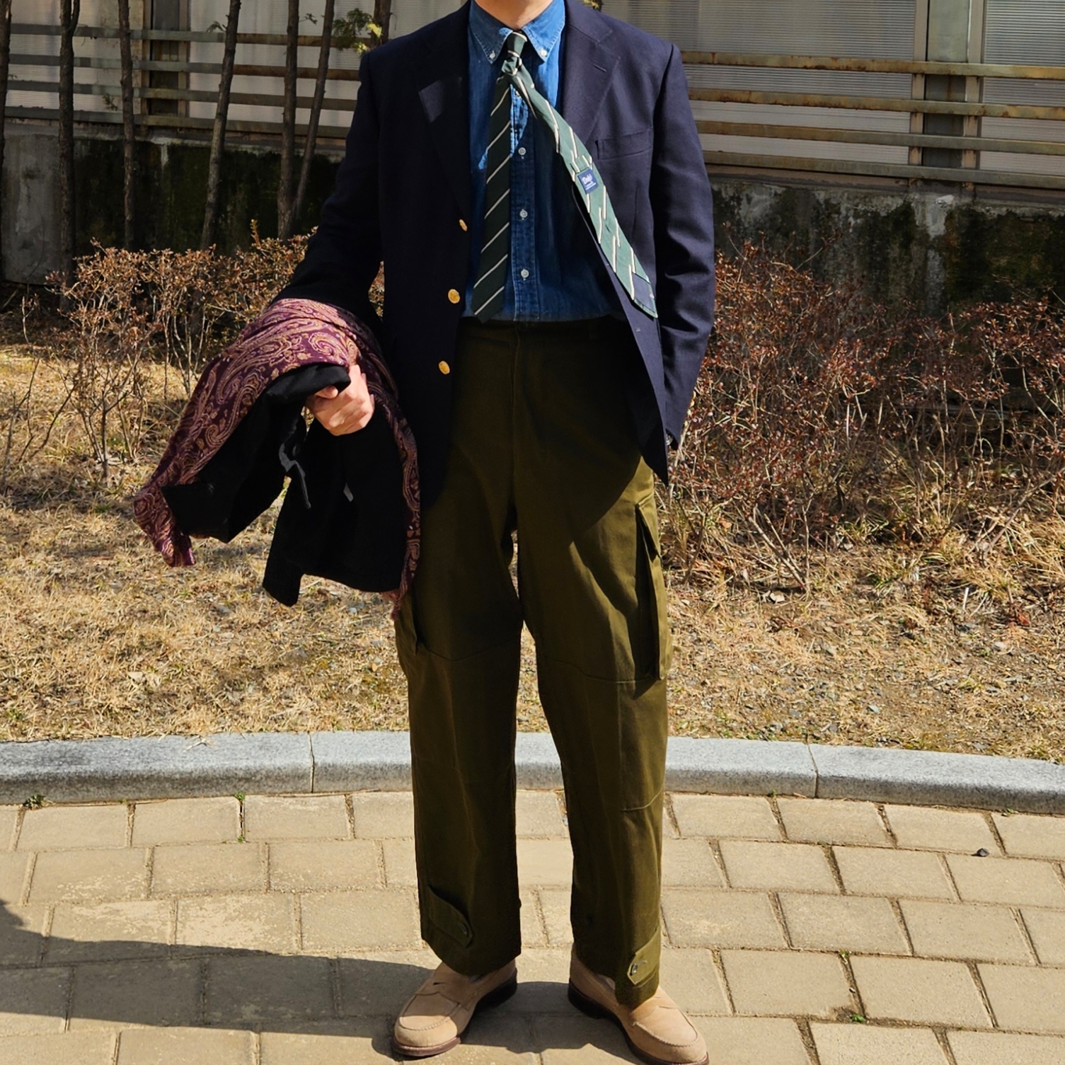 Alden 6244 Suede Unlined Penny Loafer Tan - D, [30%적립] Polo Ralph Lauren Custom Fit Denim Shirt Navy 착용 스타일 - 2