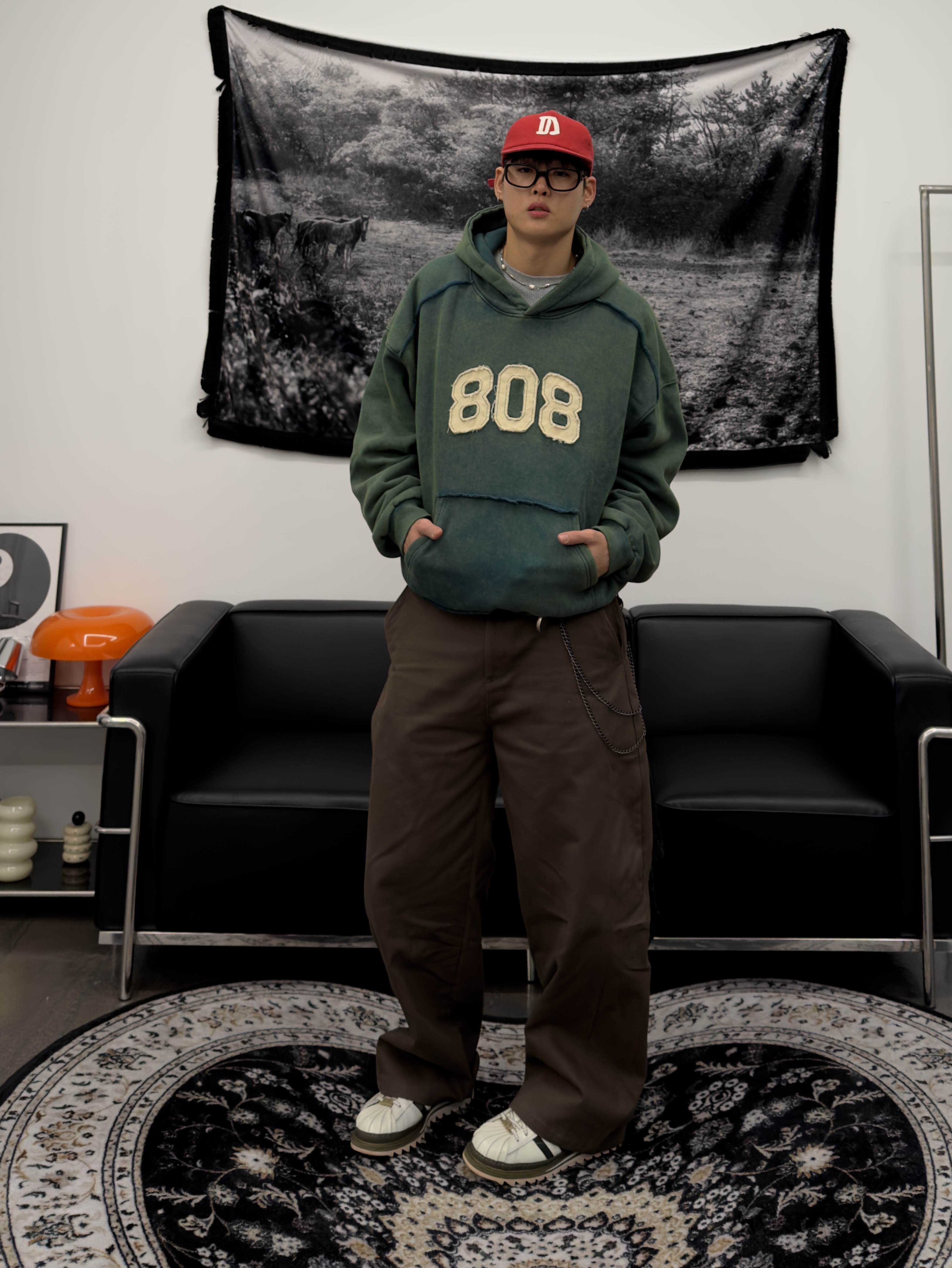 Adidas x BAPE x Edison Chen Clot Superstar Off White Branch 착용 스타일 - 2