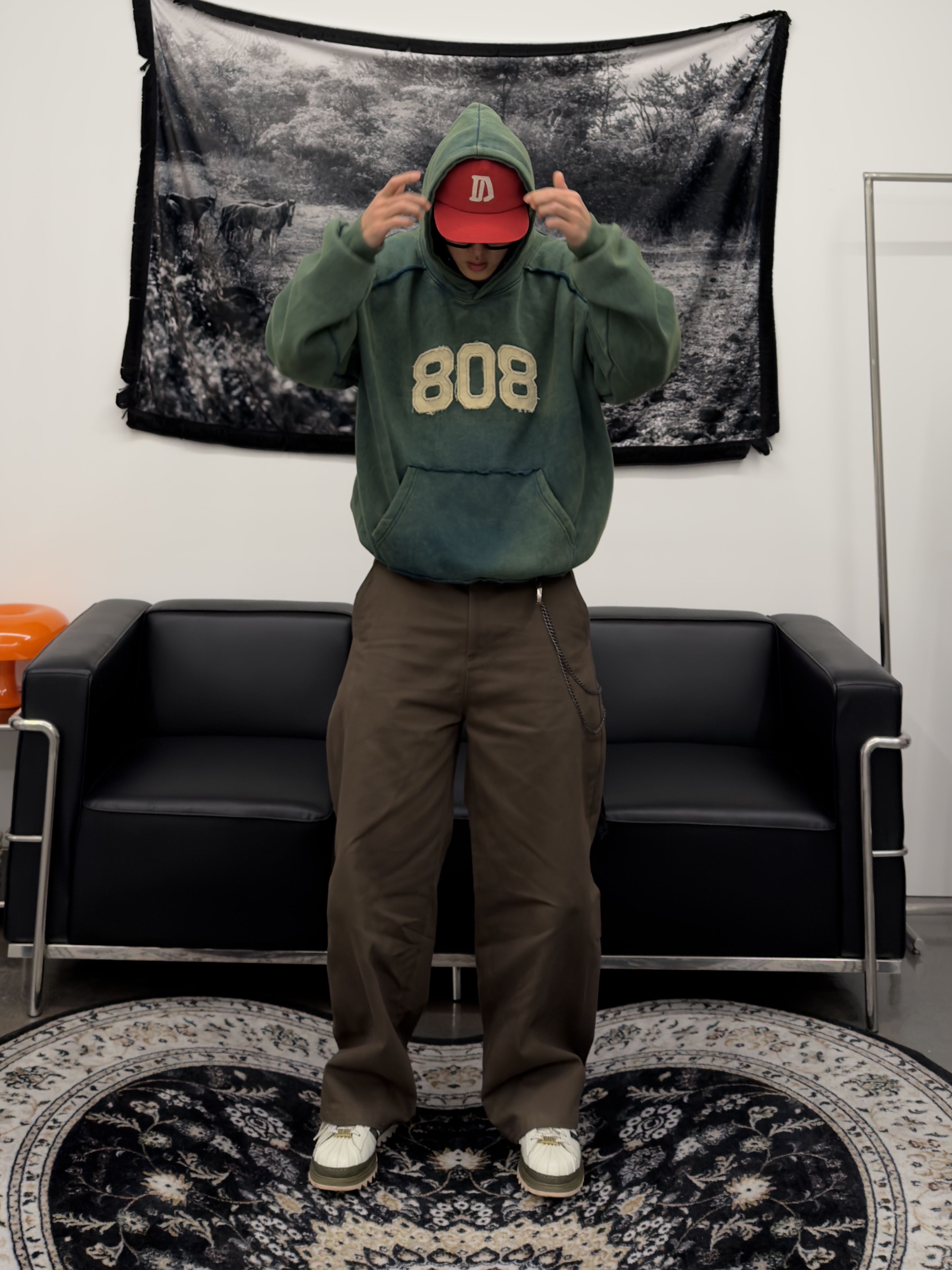 Adidas x BAPE x Edison Chen Clot Superstar Off White Branch 착용 스타일 - 1