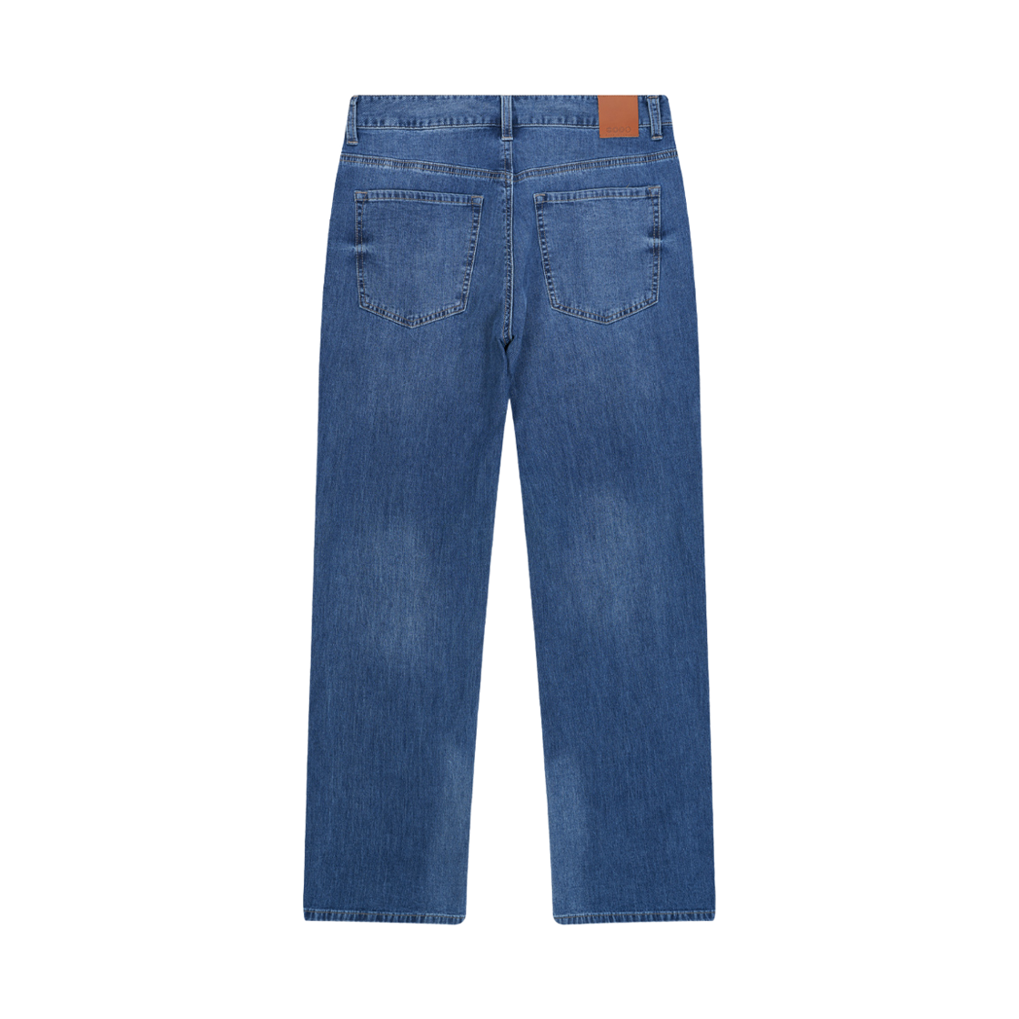 률앤와이 데님 스트레이트 팬츠 다크블루 C6(Ryul+Wai: Denim Straight Pants Dark Blue C6) - 2
