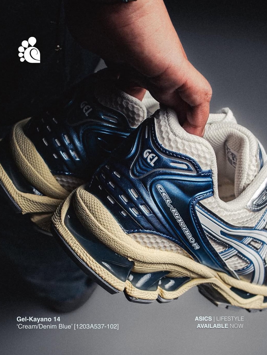 Asics Gel-Kayano 14 Metallic Blue 착용 스타일 - 2