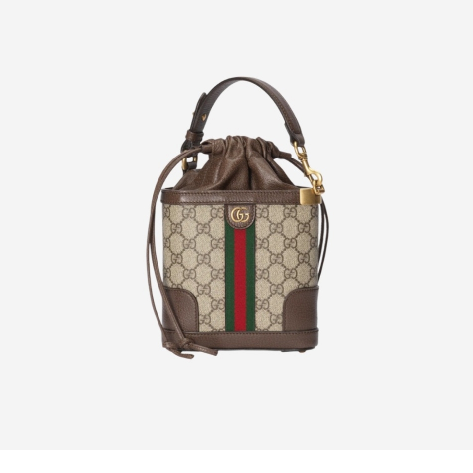 Gucci Ophidia GG Shoulder Bag Beige Ebony Supreme 착용 스타일