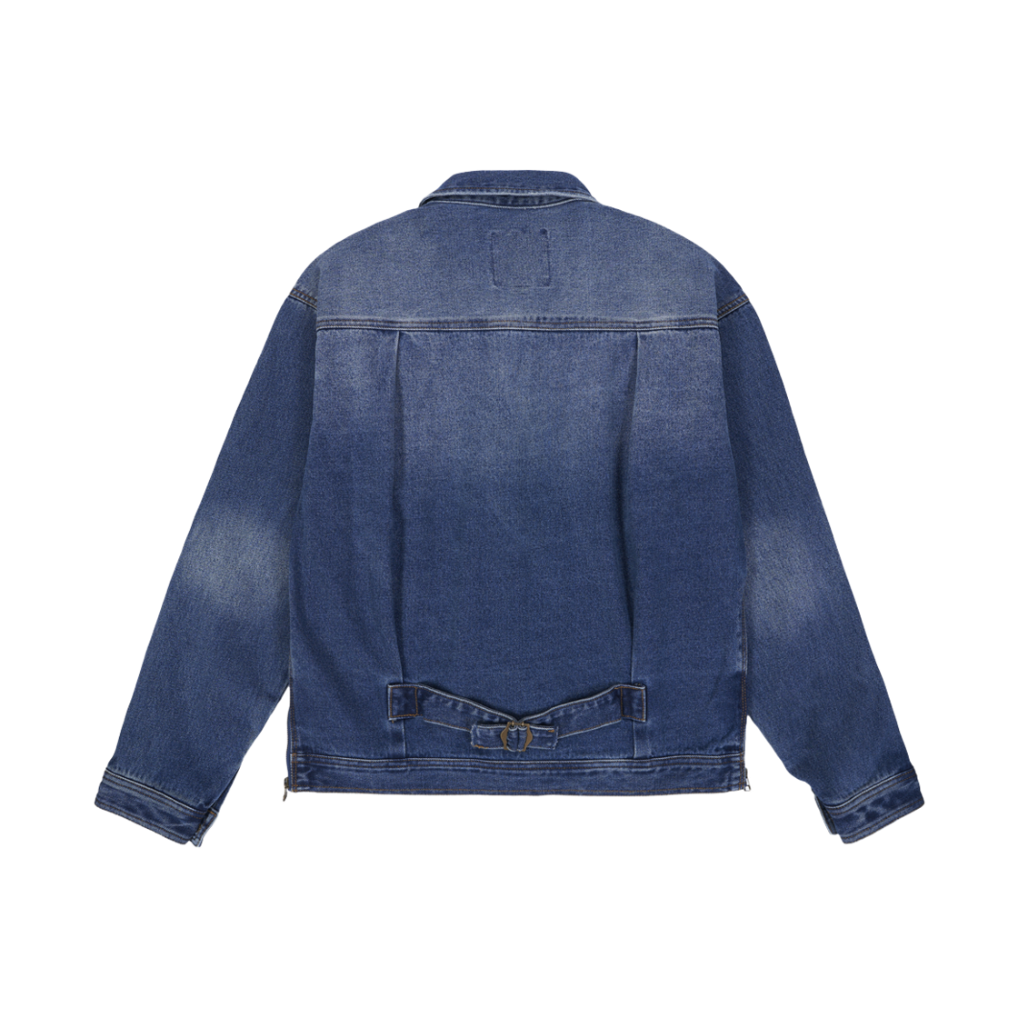 률앤와이 데님 레글런 슬리브 자켓 인디고 C6(Ryul+Wai: Denim Raglan Sleeve Jacket Indigo C6) - 2