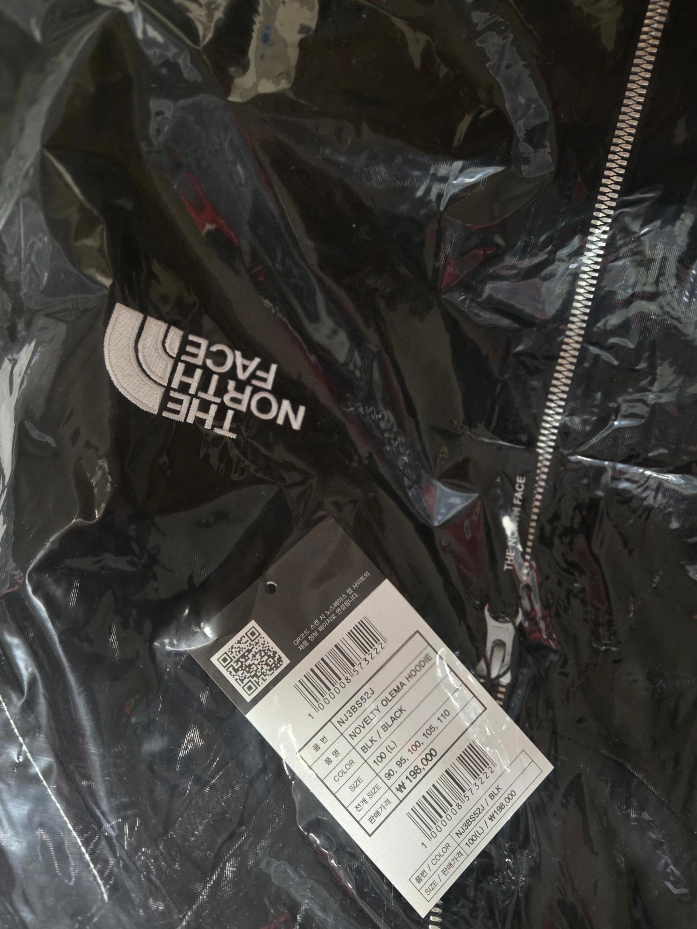 The North Face White Label Novelty Olema Hoodie Black 착용 스타일