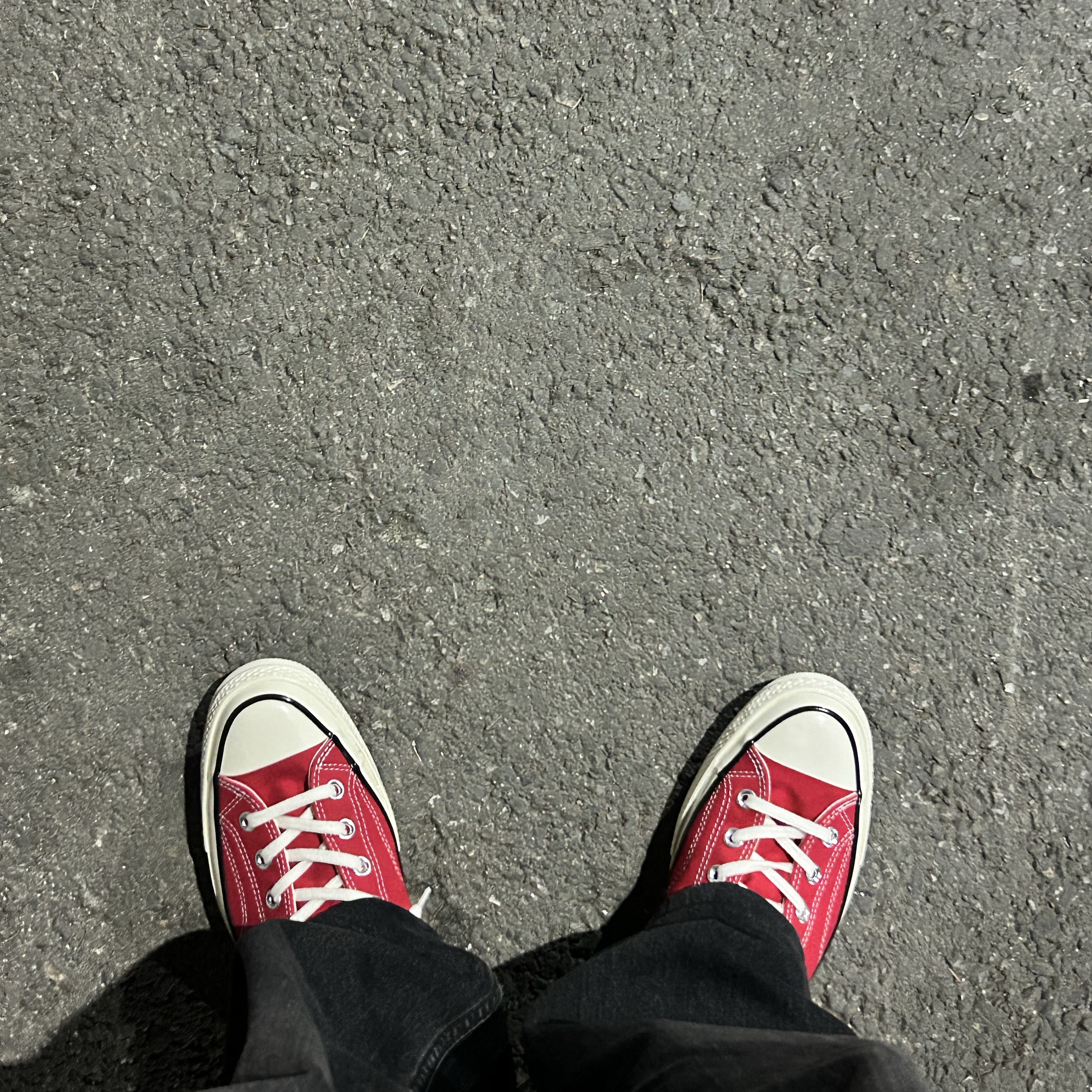 Converse Chuck 70 High Enamel Red 착용 스타일