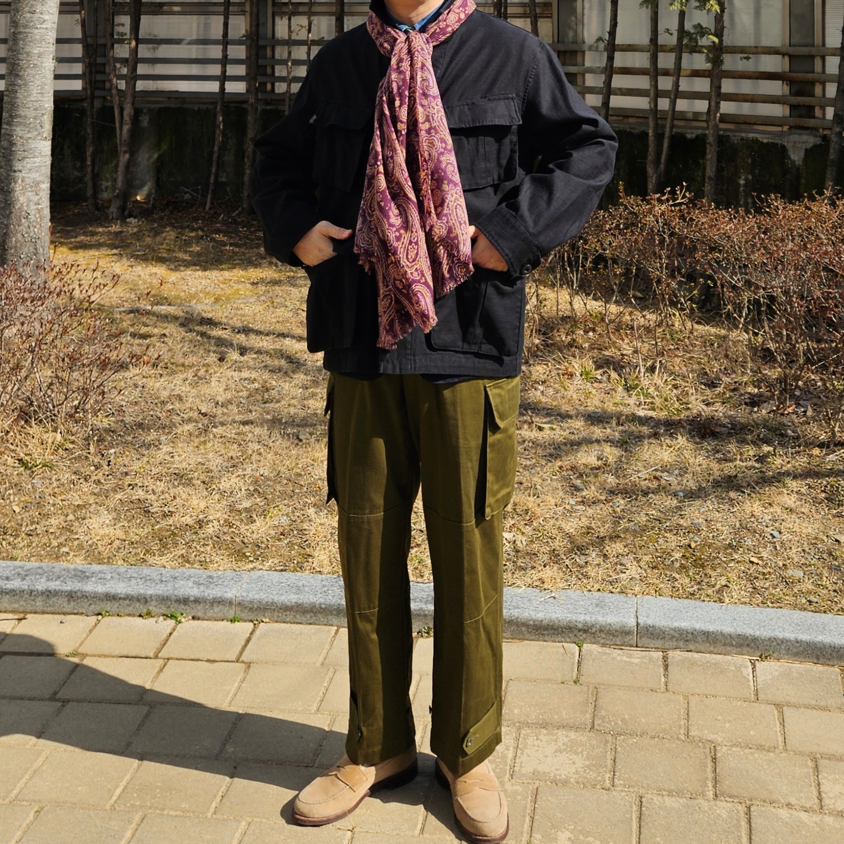 Alden 6244 Suede Unlined Penny Loafer Tan - D, [30%적립] Polo Ralph Lauren Custom Fit Denim Shirt Navy 착용 스타일 - 2