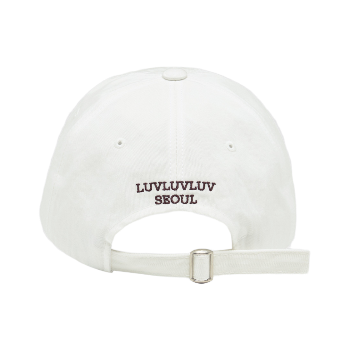 러브러브러브 SV The Most Basic 베이스볼 캡 화이트(SV The Most Basic Baseball Cap White) - 3