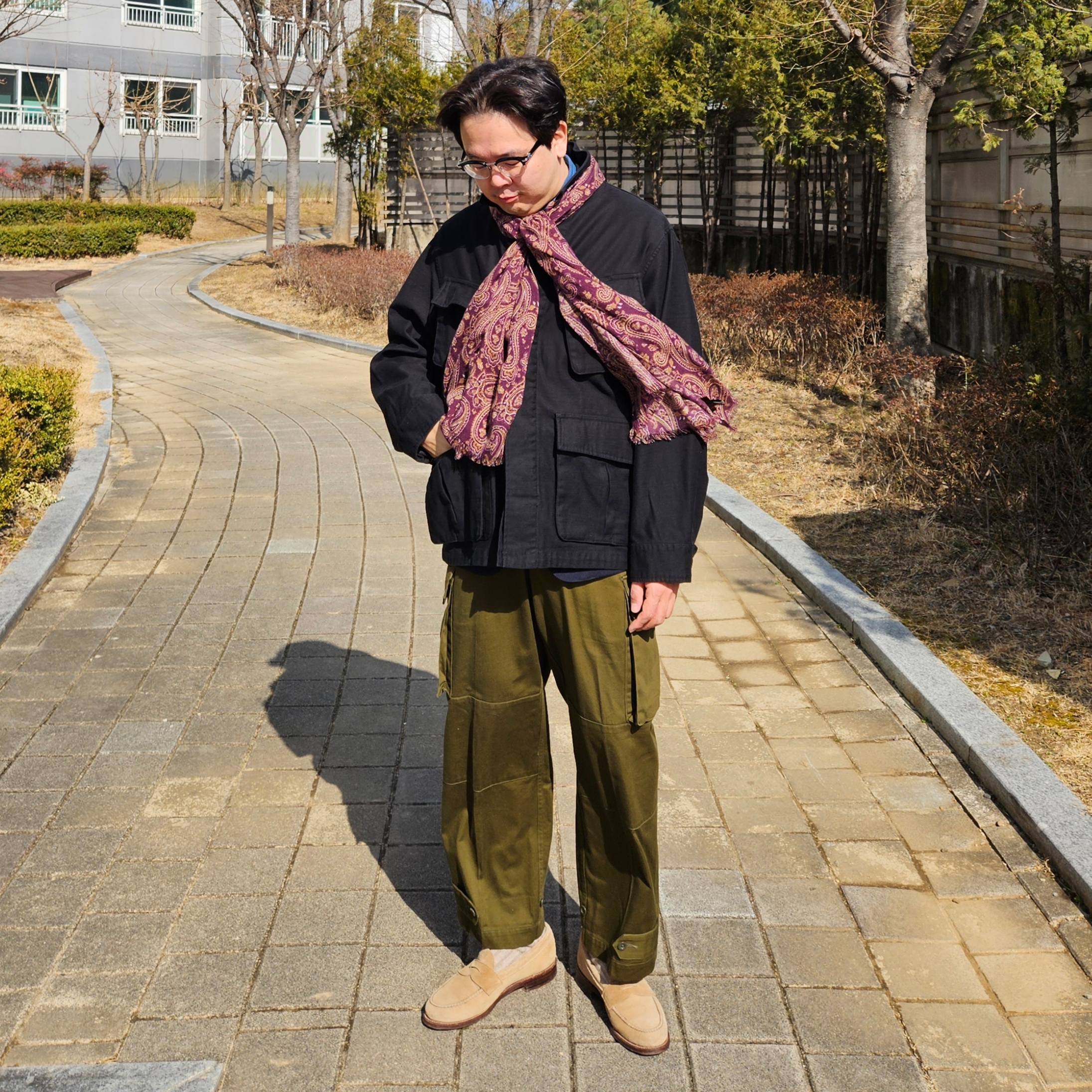 Alden 6244 Suede Unlined Penny Loafer Tan - D, [30%적립] Polo Ralph Lauren Custom Fit Denim Shirt Navy 착용 스타일 - 1